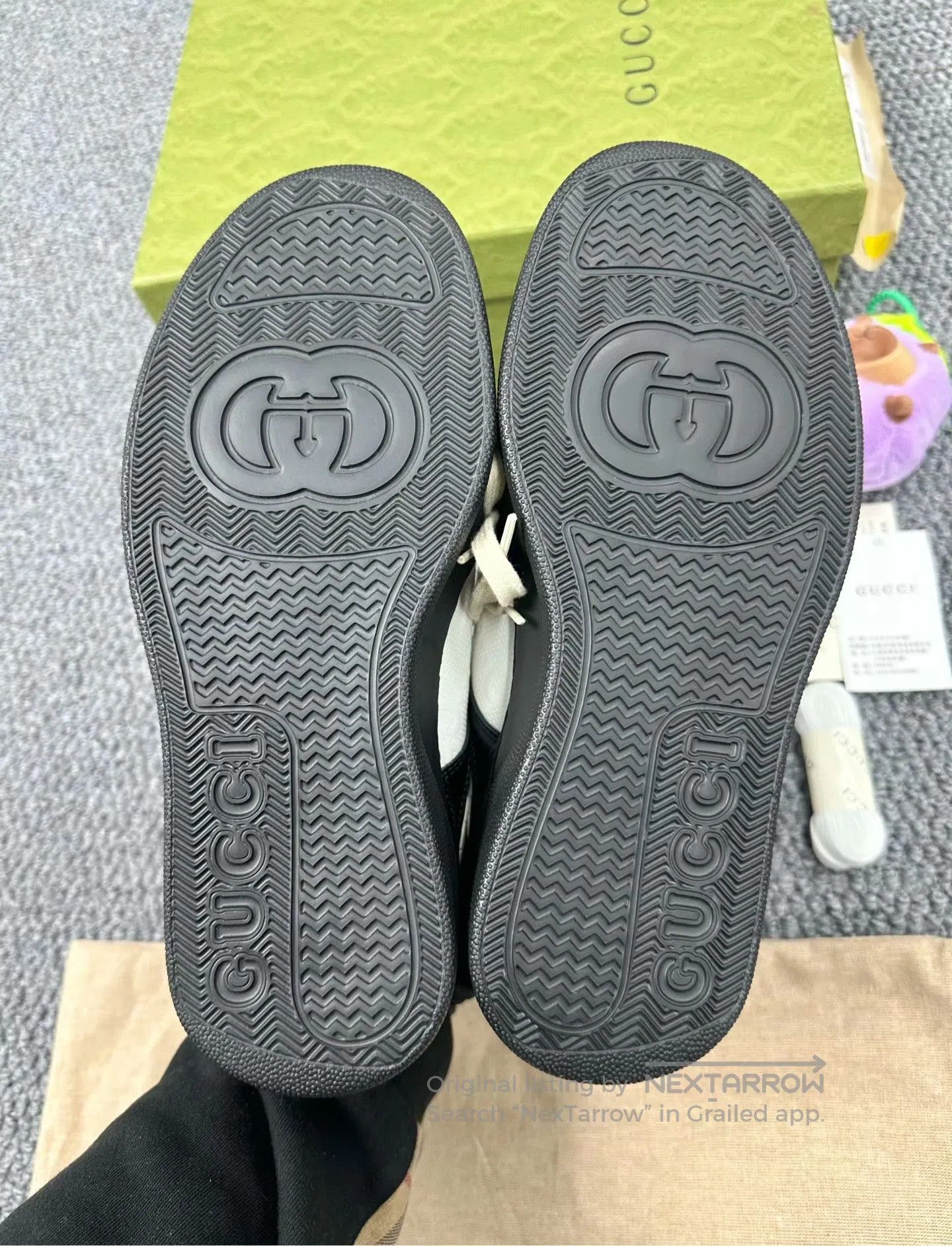 Gucci Guicci Black and white double G panda cookie shoes| Size US 6.5 / EU 39-40 - 5 Thumbnail