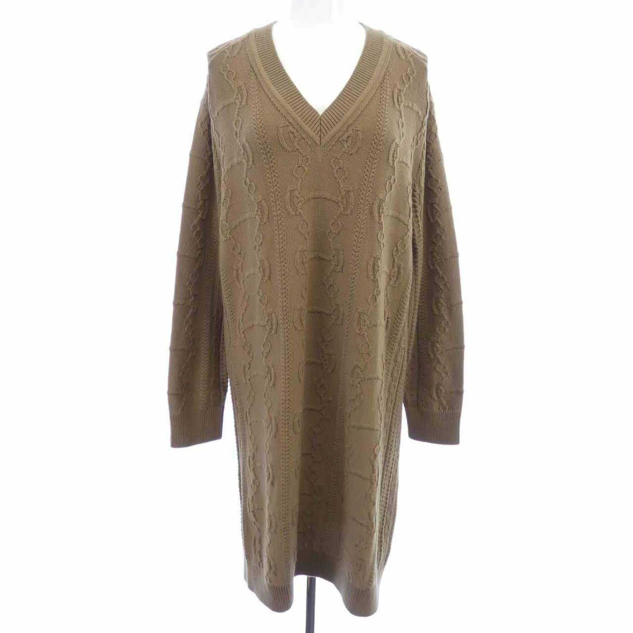Hermes Hermes Hermes Cashmere Blend Dress Textile Dresses DUTY FREE for USA Size ONE SIZE - 1 Thumbnail