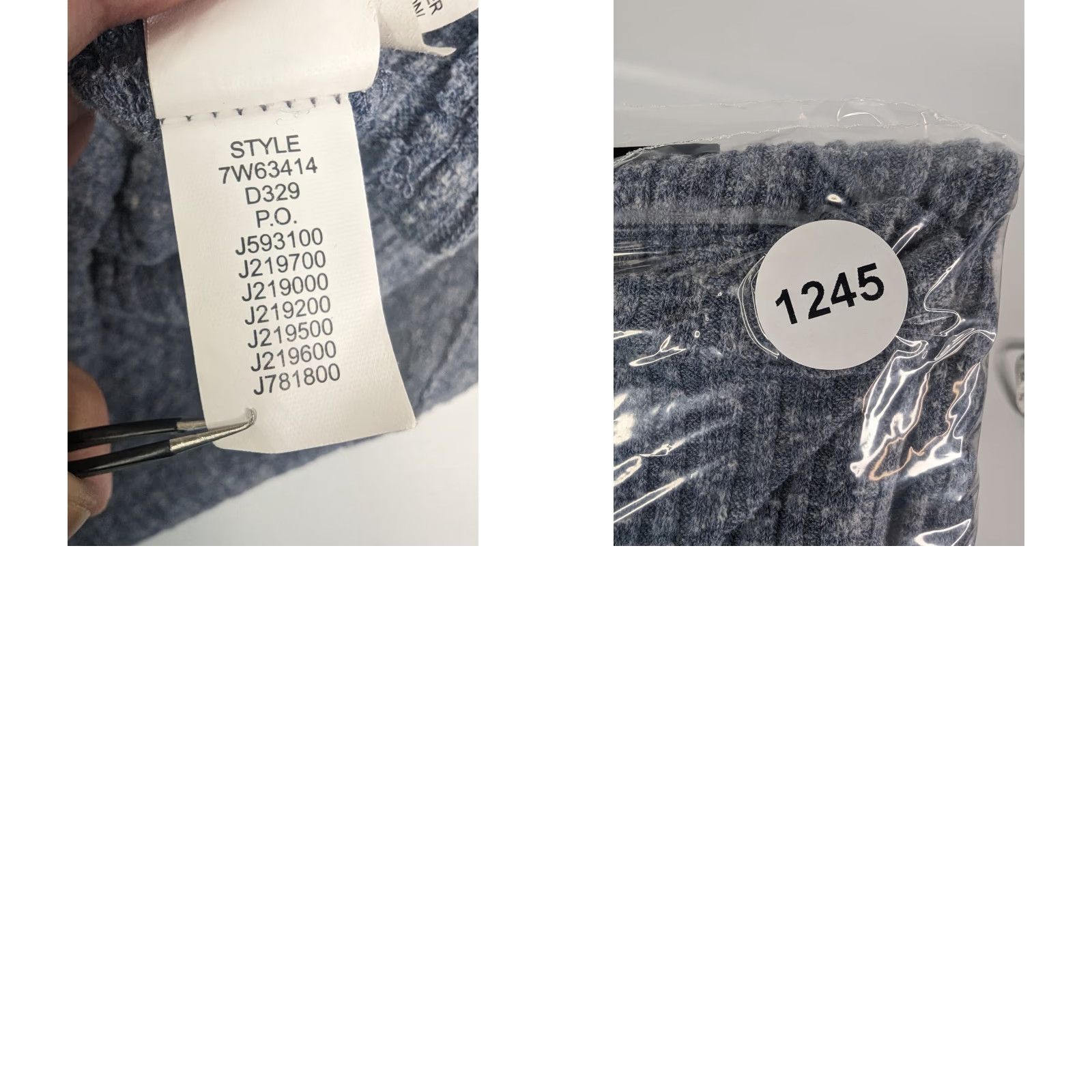 Lucky Brand Lucky Brand Lace Up Top Blue Ribbed Boho Long Sleeve Women’s Large L 7W63414 Size L / US 10 / IT 46 - 9 Thumbnail