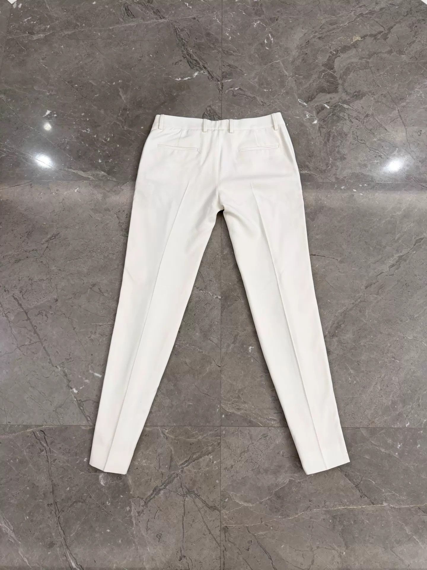 Saint Laurent Paris Saint Laurent SLP Le Smoking Wool-Silk Trousers 36 Rosie Size 25" / US 0 / IT 36 - 2 Thumbnail