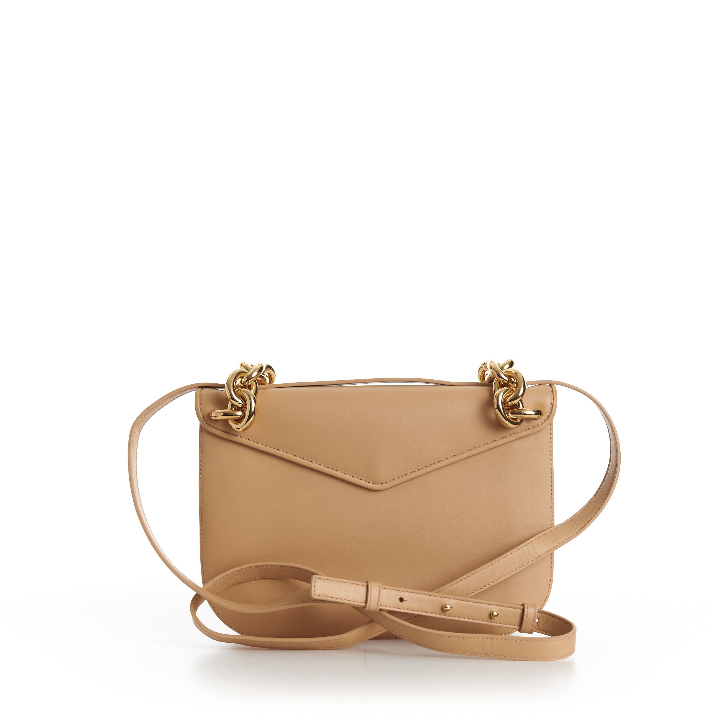Bottega Veneta MOUNT Medium Envelope Chain Bag In Almond Leather Size ONE SIZE - 15 Thumbnail