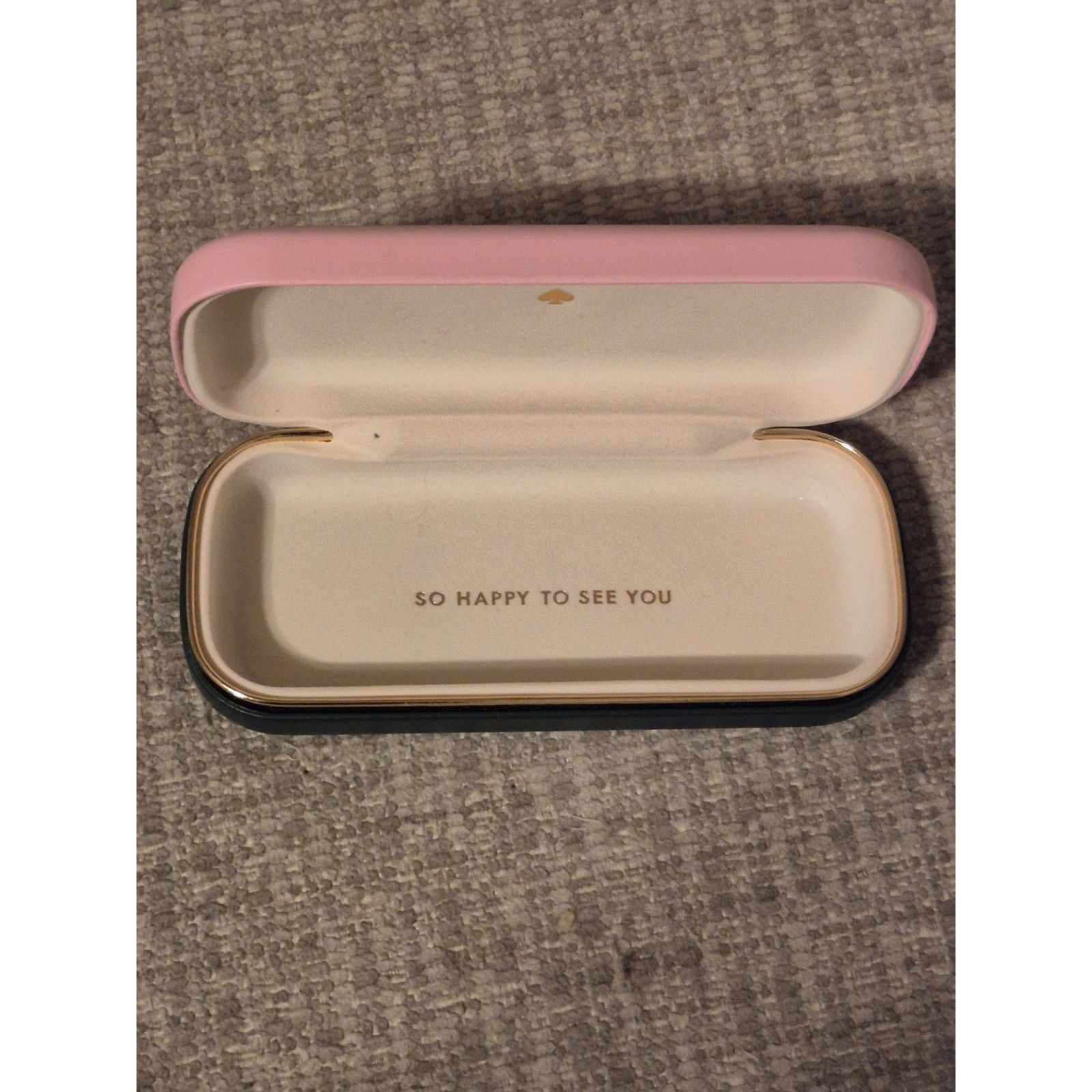 Kate Spade Kate Spade NY Hard Shell Glasses Case "So Happy To See You" Size ONE SIZE - 1 Thumbnail