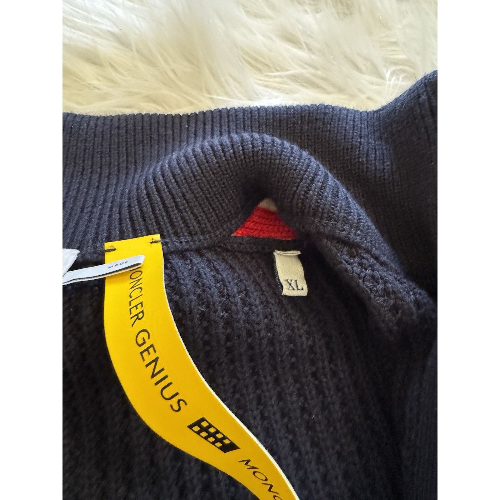 Moncler × Palm Angels Moncler x Palm Angels Ribbed Track Jacket Full Zip Navy Blue Size US XL / EU 56 / 4 - 5 Thumbnail