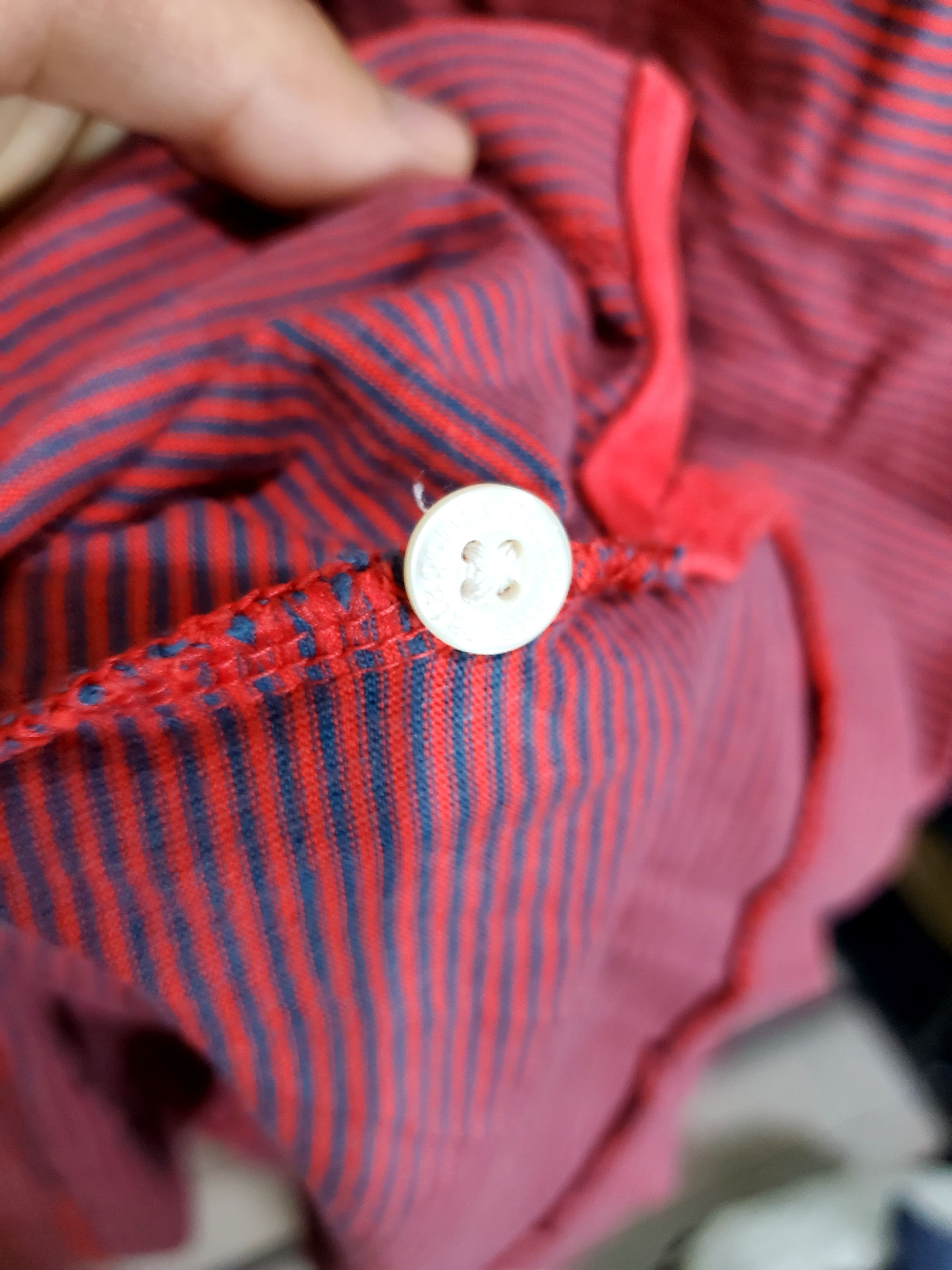 Patagonia × Polo Ralph Lauren PATAGONIA POLO MENS X-LARGE RED STRIPED ORGANIC COTTON Size US XL / EU 56 / 4 - 5 Thumbnail