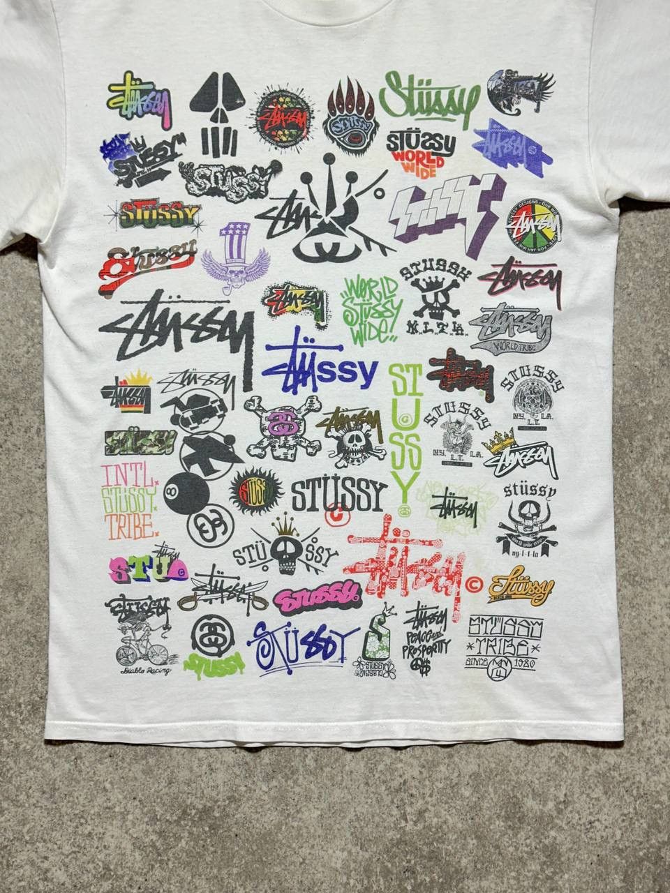 Stussy Stussy 2008 All Logos Tee Size US M / EU 48-50 / 2 - 2 Thumbnail