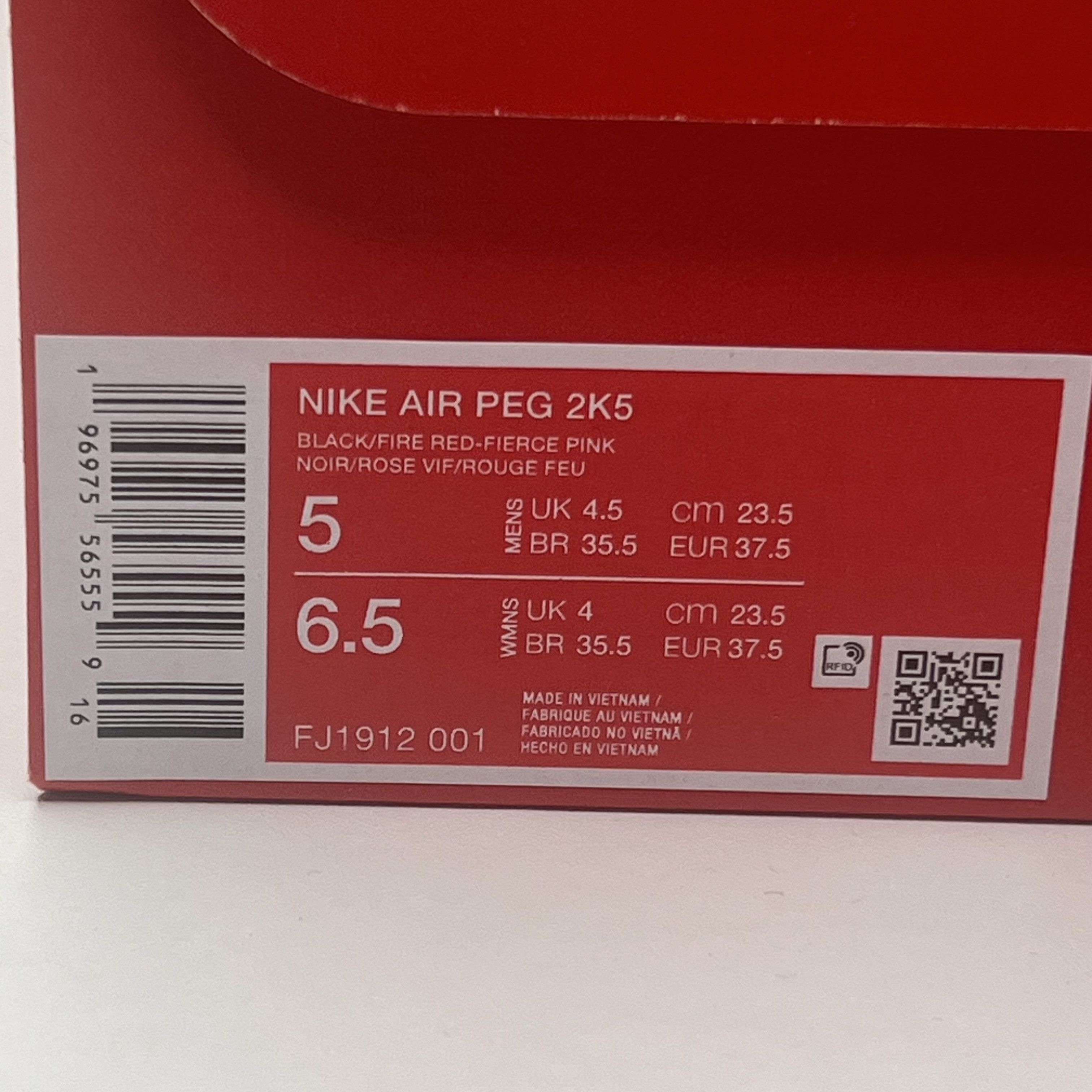 Nike Nike Air Pegasus 2005 "Black And Fire Red" Gr 37,5 Size US 6.5 / IT 36.5 - 14 Thumbnail