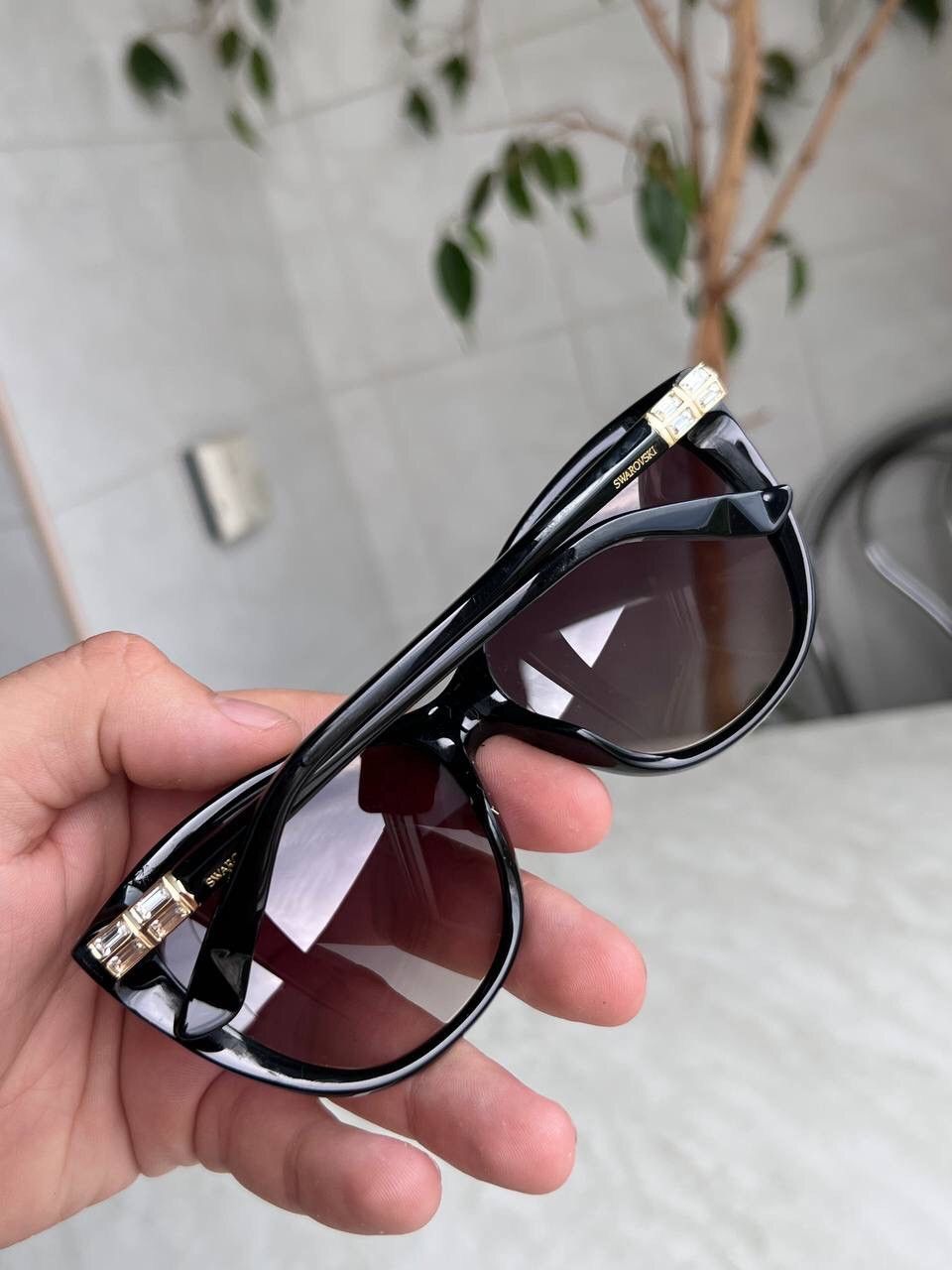 Swarovski Vintage Daniel Swarovski '00s Sunglasses Cat Eye Frame SW117 Size ONE SIZE - 10 Thumbnail