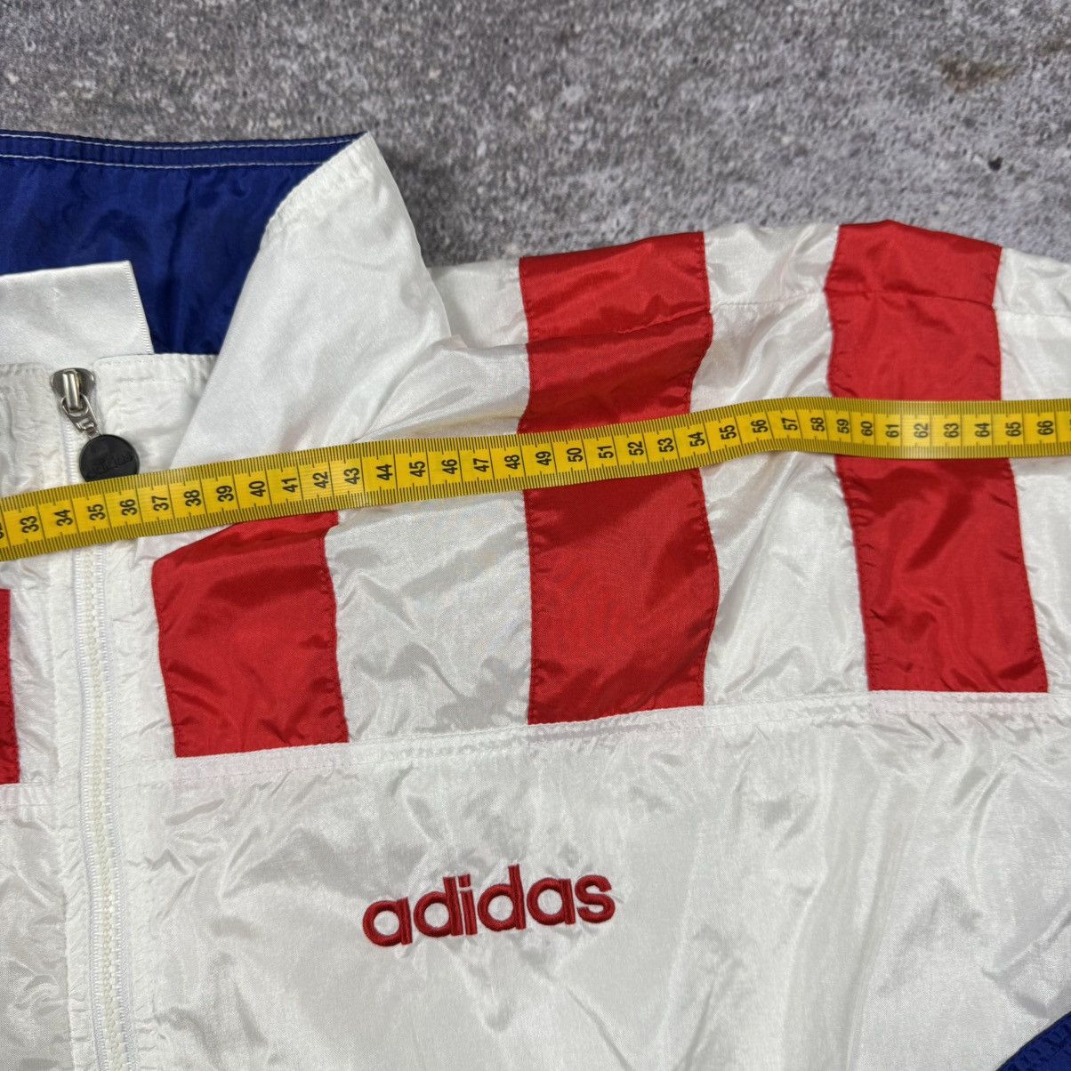Adidas Rare Vintage 90s Adidas "All Nations" Windbreaker - XL Size US XL / EU 56 / 4 - 9 Thumbnail