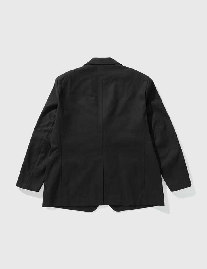 Raf Simons o1tko10426 Logo-Patched Blazer Jacket in Black Size US M / EU 48-50 / 2 - 2 Thumbnail