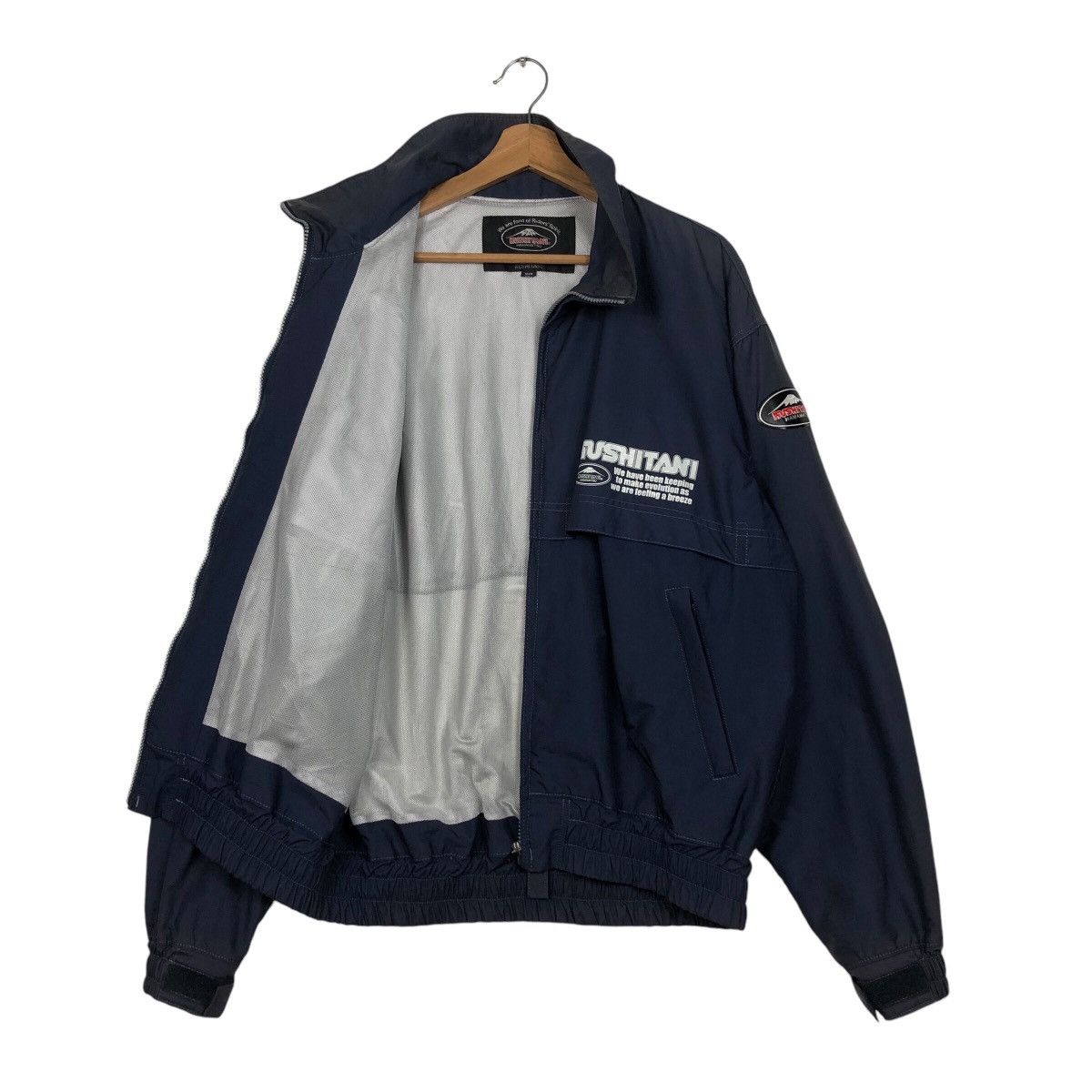Japanese Brand 📌Vintage Bomber Jacket Hunting Kushitani Big Logo Size US L / EU 52-54 / 3 - 12 Thumbnail