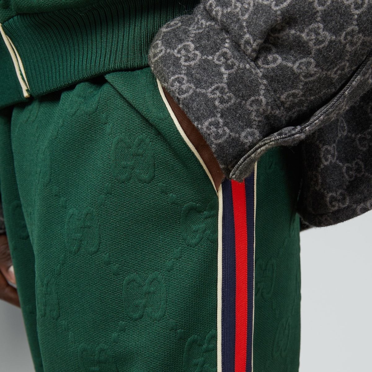 Gucci o1s1wg111025 GG Jacquard Jersey Jogging Pants in Multicolor Size US 30 / EU 46 - 3 Thumbnail