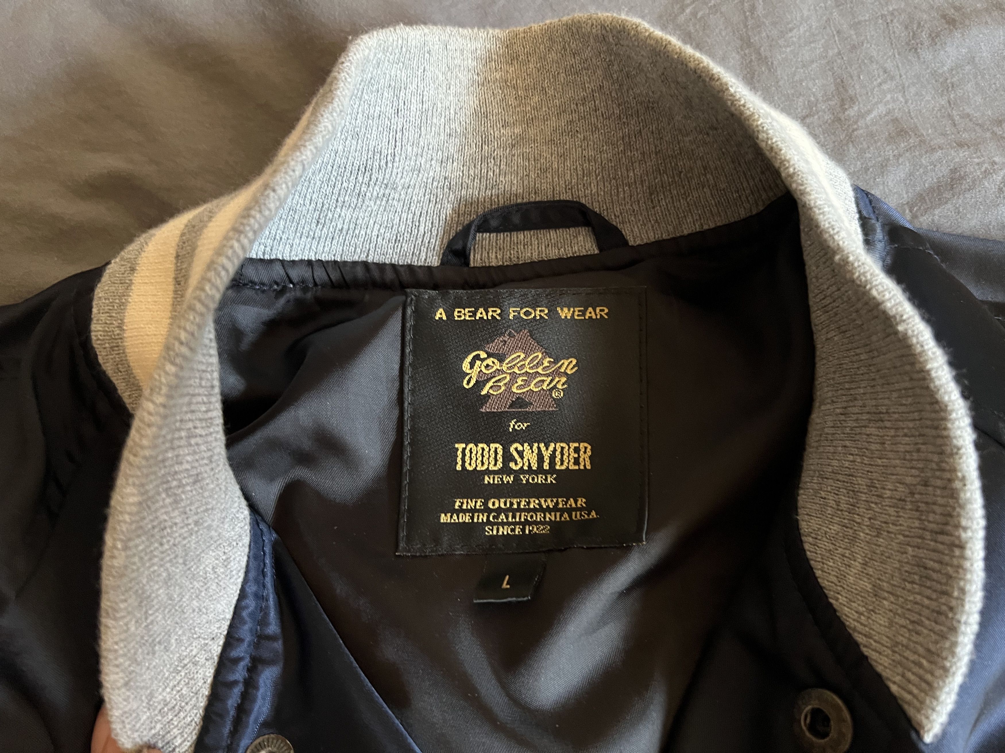 Golden Bear × Todd Snyder Todd Snyder x Golden Bear Japanese Nylon Bomber Jacket $450 Size US L / EU 52-54 / 3 - 6 Thumbnail