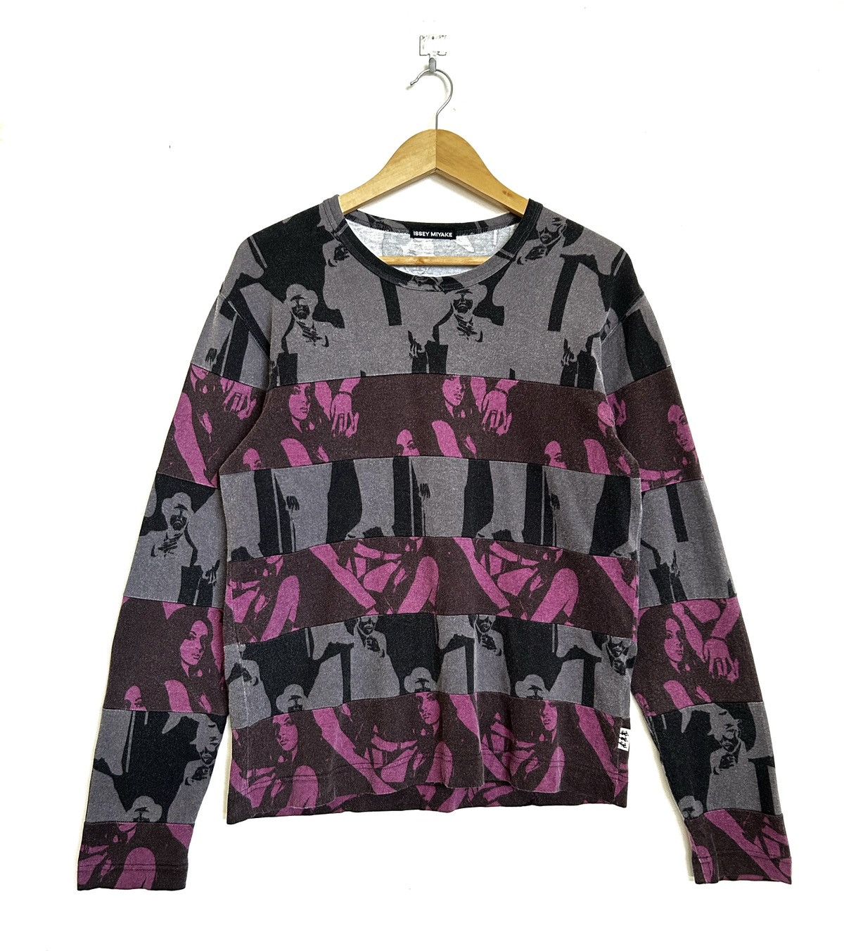 Issey Miyake RARE🔥A/W 2004 ISSEY MIYAKE MEN POTRAIT L/S HAGI BLOCK SEAMS Size US M / EU 48-50 / 2 - 1 Thumbnail