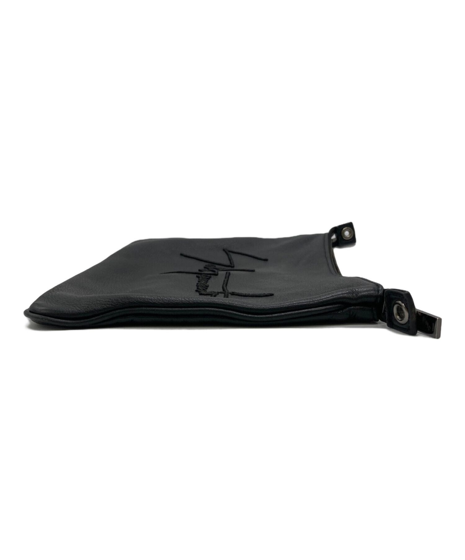Yohji Yamamoto discord Yohji Yamamoto Signature L Sacoche Shoulder Bag Size ONE SIZE - 7 Thumbnail