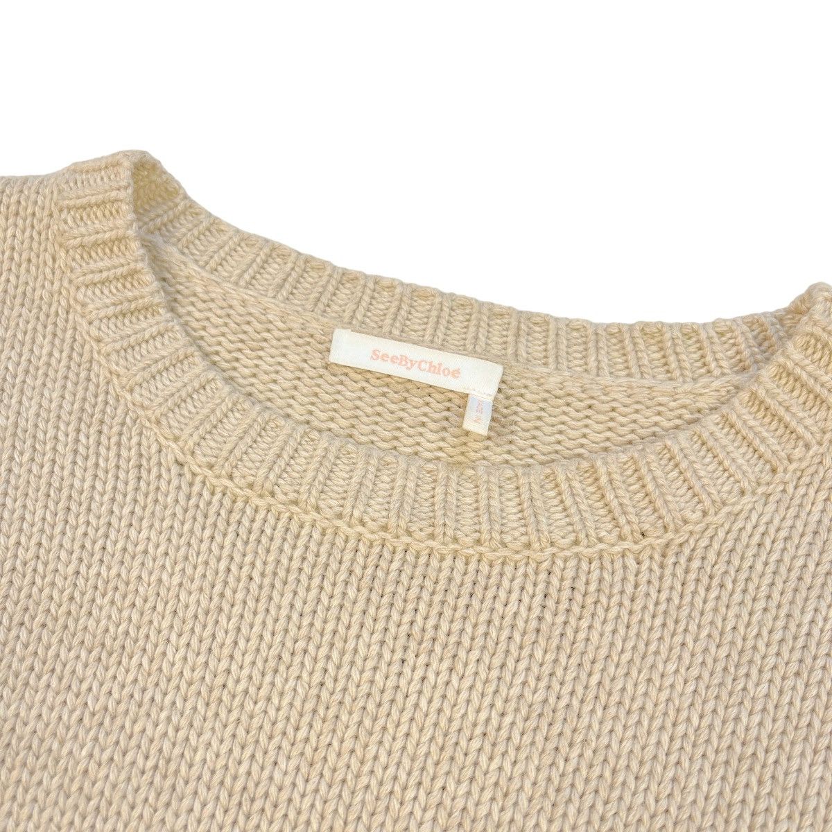 Chloe × See by Chloe See By Chloé Sle Birch Tie Sleeve Knit Sweater Size S / US 4 / IT 40 - 3 Thumbnail