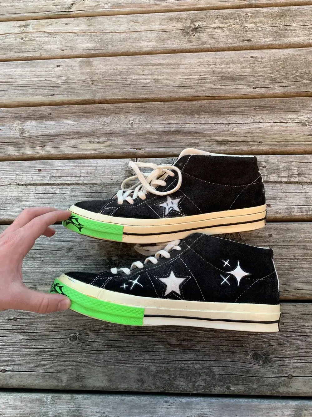 Drain Gang × Sad Boys *signed* Sad Boys x Converse Toxic Converse 10US Size US 11 / EU 44 - 2 Thumbnail