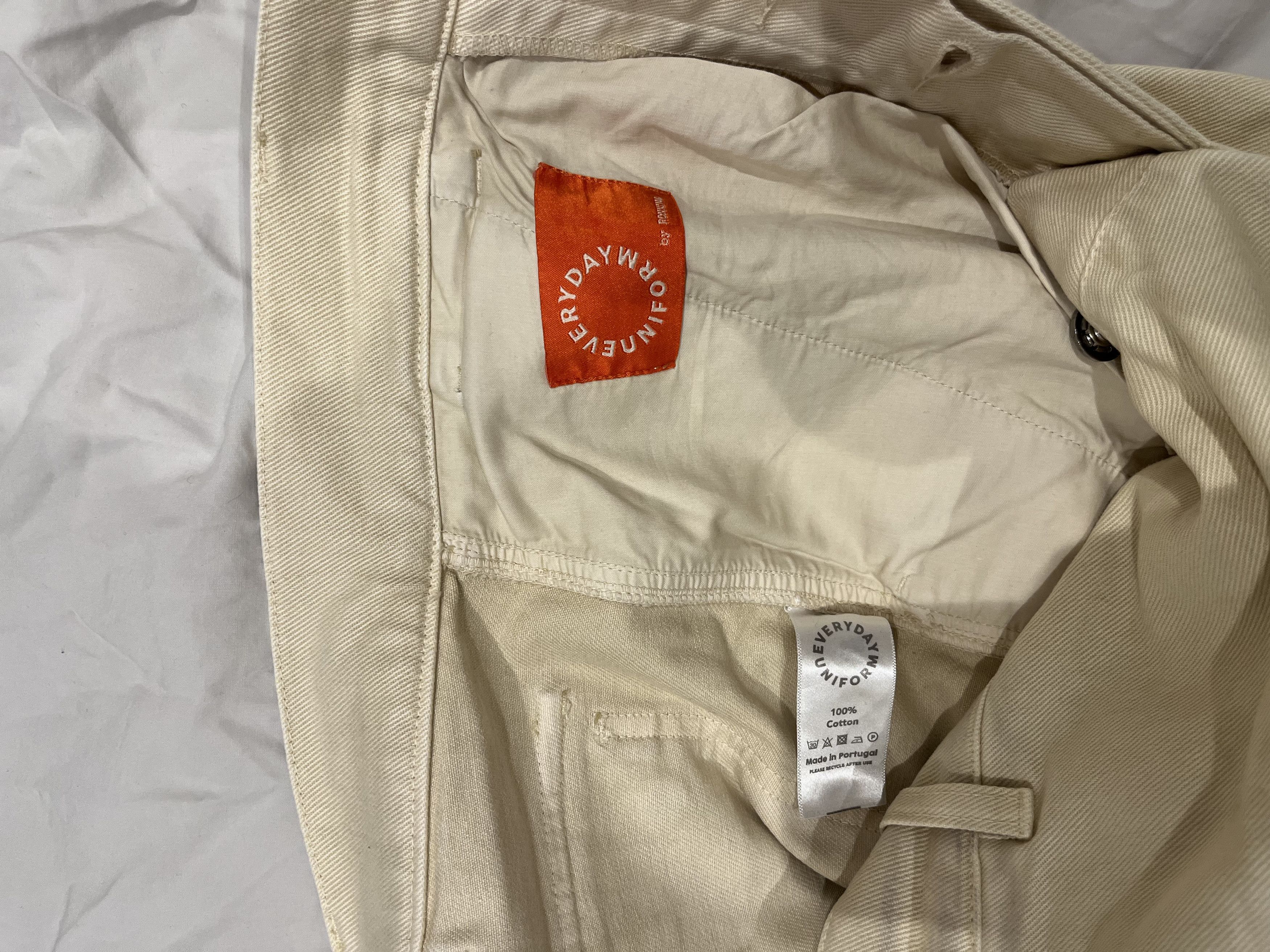 Ronning Ronning Cream Cargo Pants [Everyday Uniform] Size US 30 / EU 46 - 2 Thumbnail