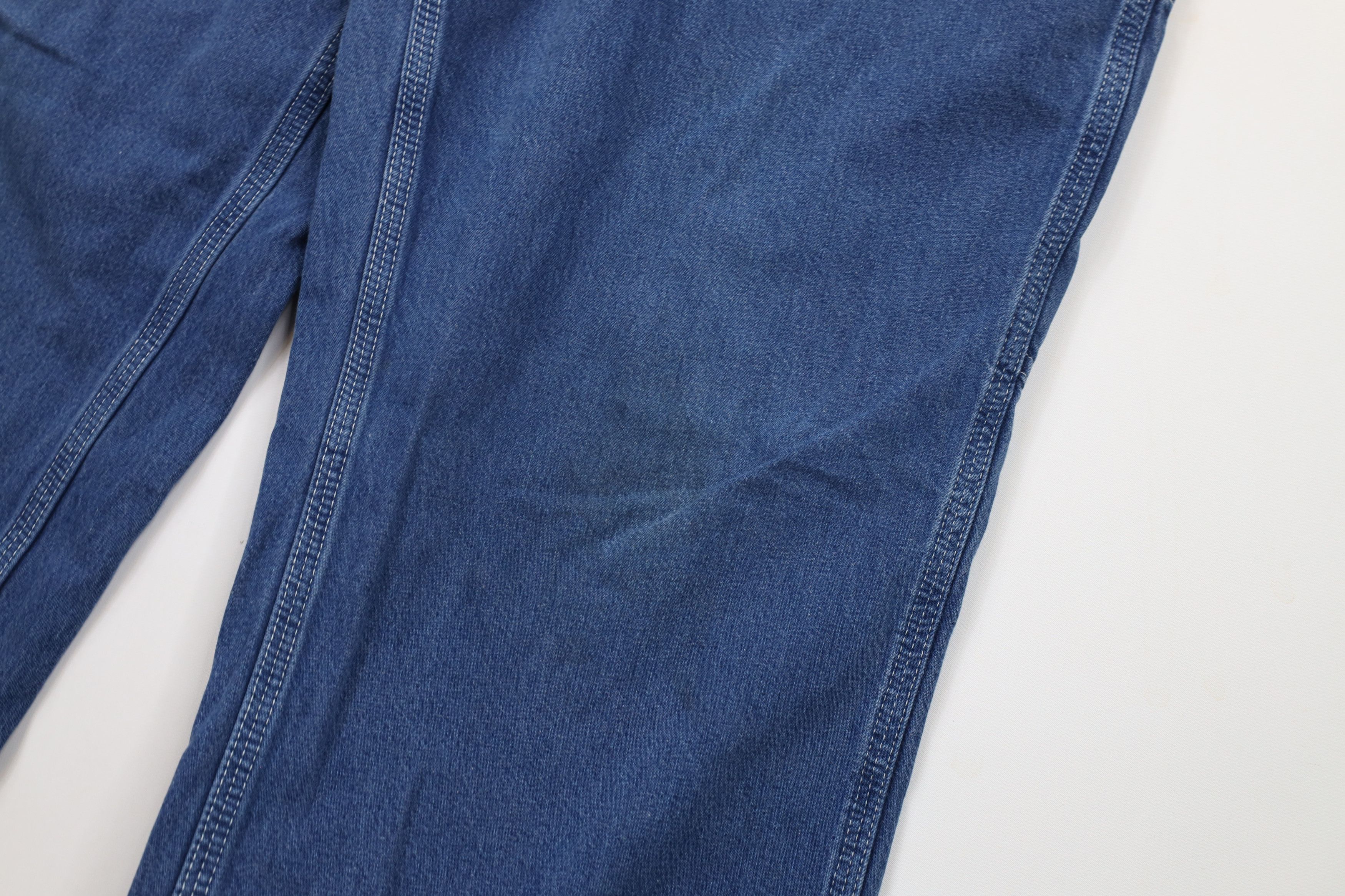 Carhartt × Vintage Vintage Carhartt Spell Out Wide Leg Dungaree Denim Jeans Size US 40 / EU 56 - 5 Thumbnail