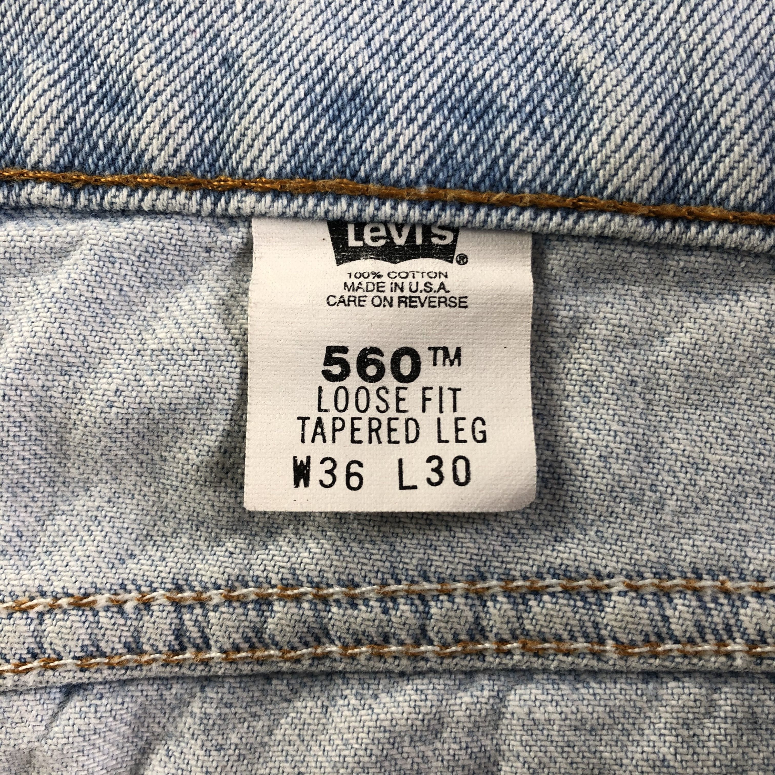 Levi's × Vintage Vintage 90s Levis 560 Jeans-JM3379 Size US 36 / EU 52 - 14 Thumbnail
