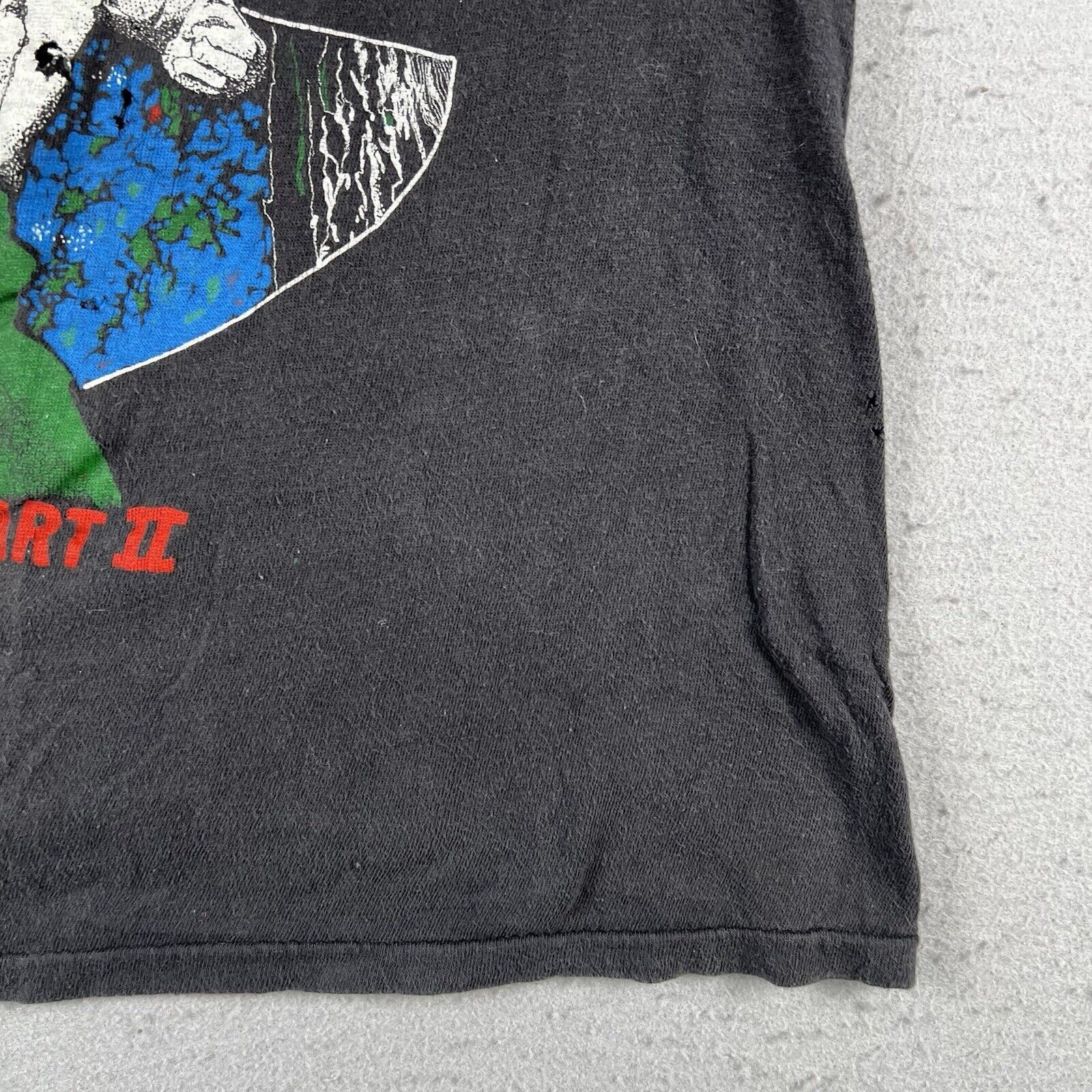 Vintage Vintage 1985 Rambo First Blood Part II Shirt Small Black Size US S / EU 44-46 / 1 - 2 Thumbnail