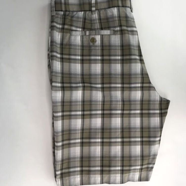 Hogan Ben Hogan Performance Golf Shorts Mens Size 40 Flat Front Plaid Multicolor Size US 40 / EU 56 - 7 Thumbnail