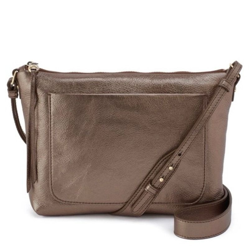 Hobo Tripp Medium Crossbody Bag Pewter in Brown, Women's