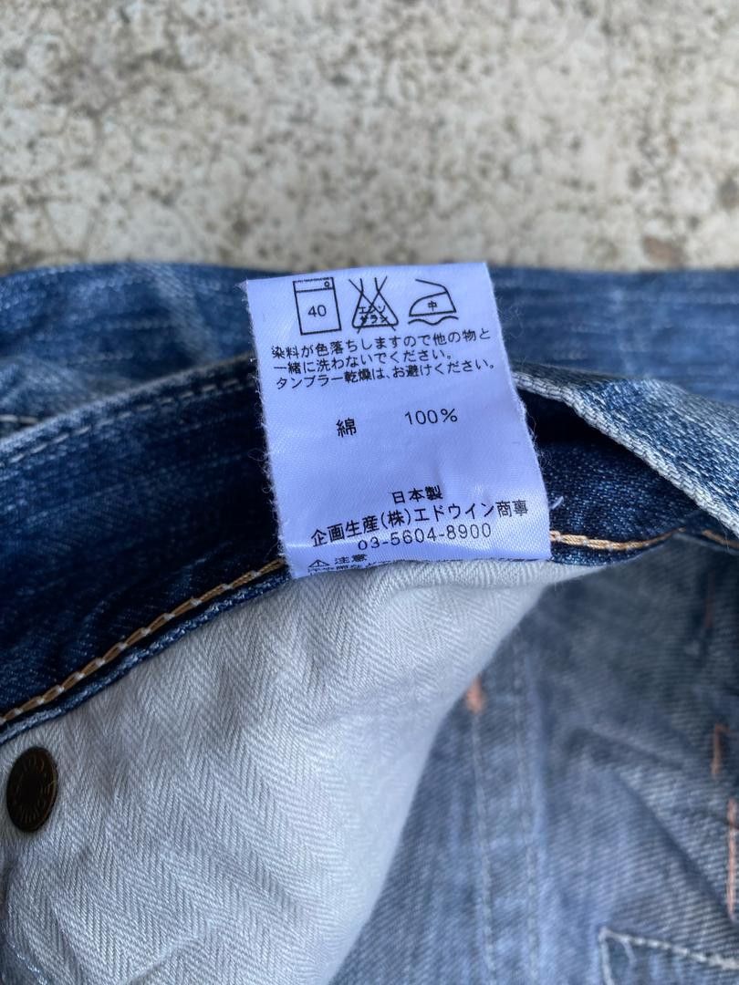 Edwin × If Six Was Nine Distressed Edwin Blue Trip Size US 32 / EU 48 - 7 Thumbnail