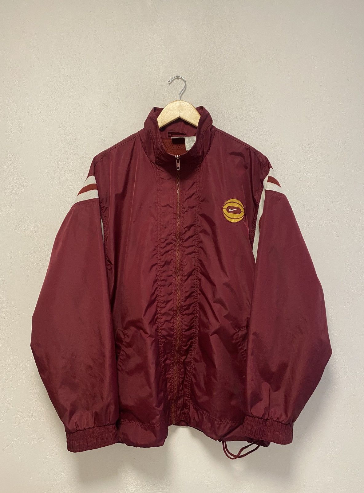 Vintage Y2K Nike Basketball Rare Nylon Jacket Swoosh 90s