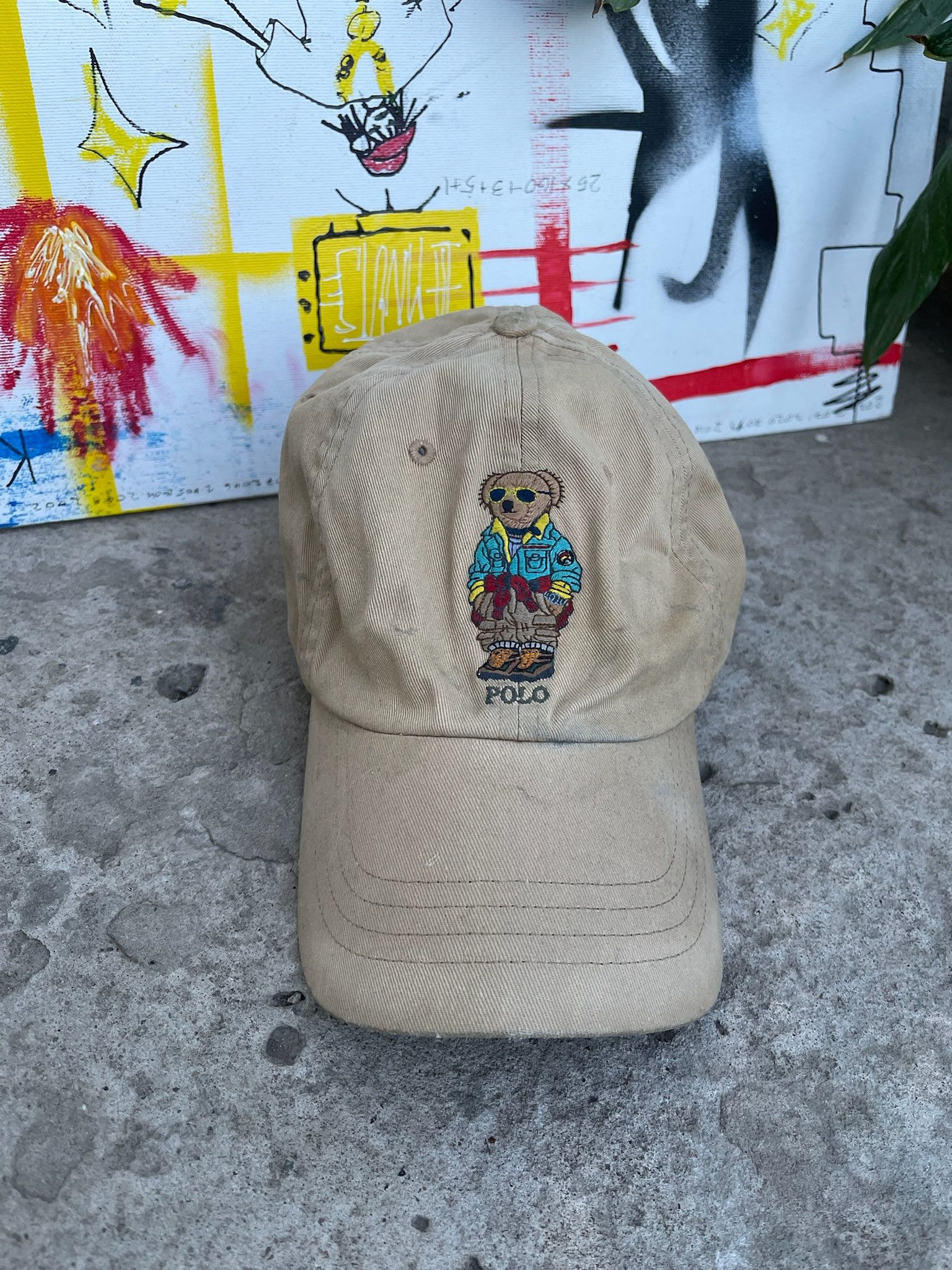 Polo Ralph Lauren Vintage Polo Ralph Lauren Sport Bear Sun Faded Cap Size ONE SIZE - 12 Thumbnail