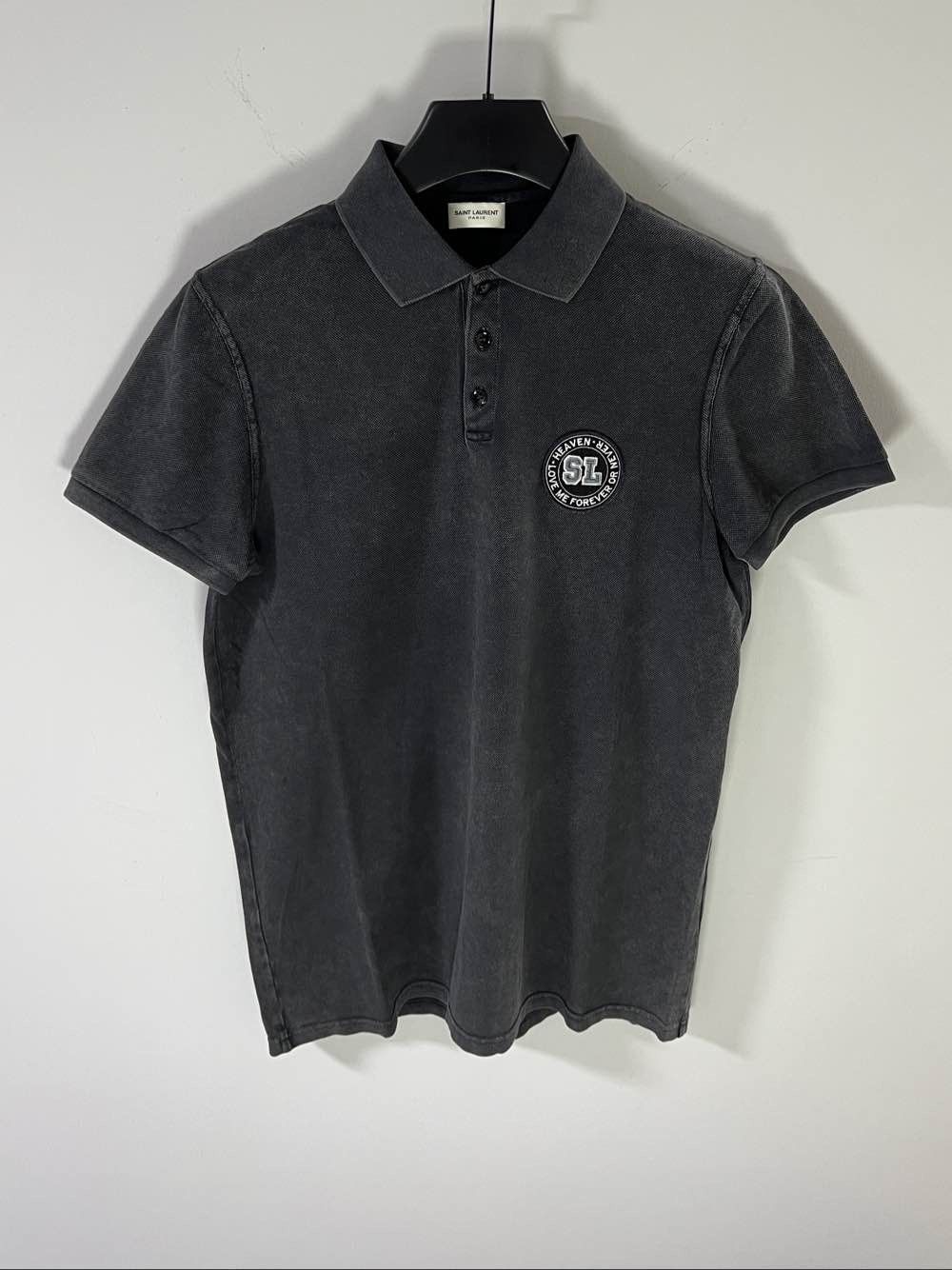 Saint Laurent Paris Saint Laurent Logo Patch Polo Shirt Size S Size US S / EU 44-46 / 1 - 1 Thumbnail