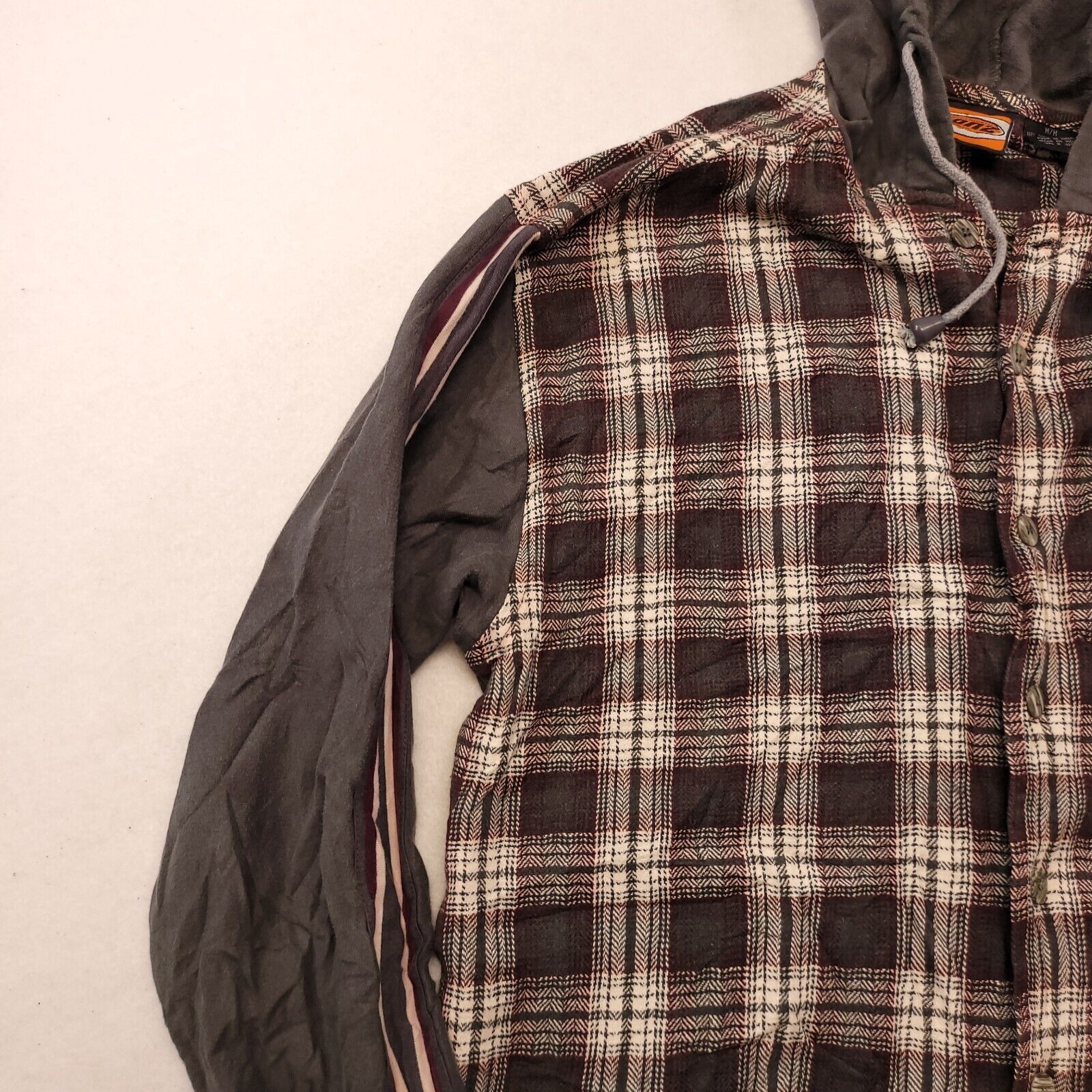 Cabelas Cabelas Zonz Casual Button Up Hoodie Mens Size M Gray Plaid Size US M / EU 48-50 / 2 - 4 Thumbnail