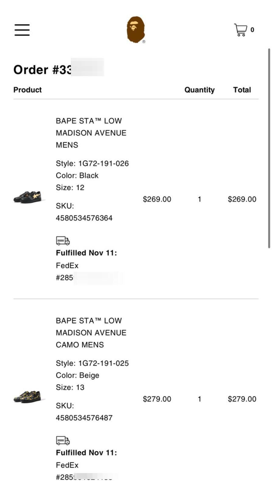 Bape BAPE Sta Low NYC Madison Ave. Camo Exclusive Sneakers 13 US Size US 13 / EU 46 - 12 Thumbnail
