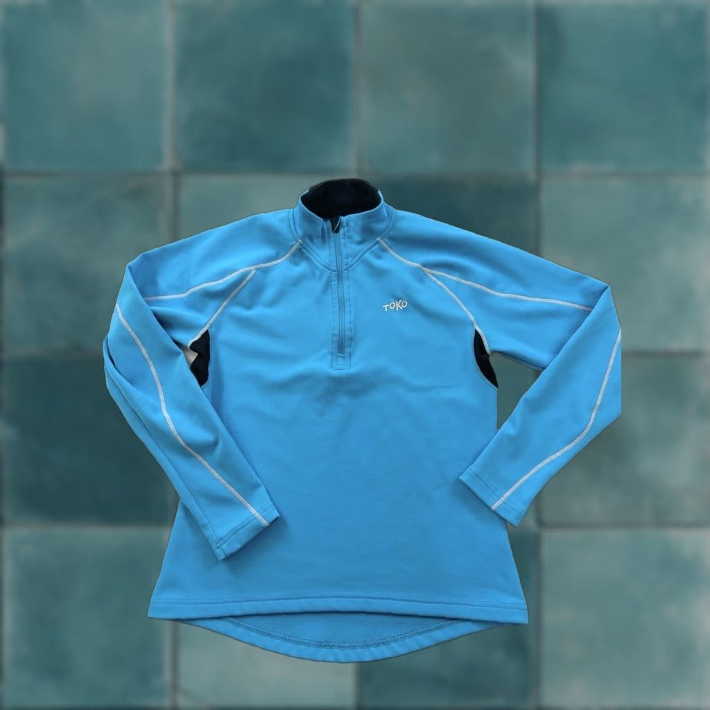 Mammut Mammut Sweatshirt Women's Small Blue Zip Pullover Active Running 1/4 Zip Regular Fit Size S / US 4 / IT 40 - 1 Thumbnail