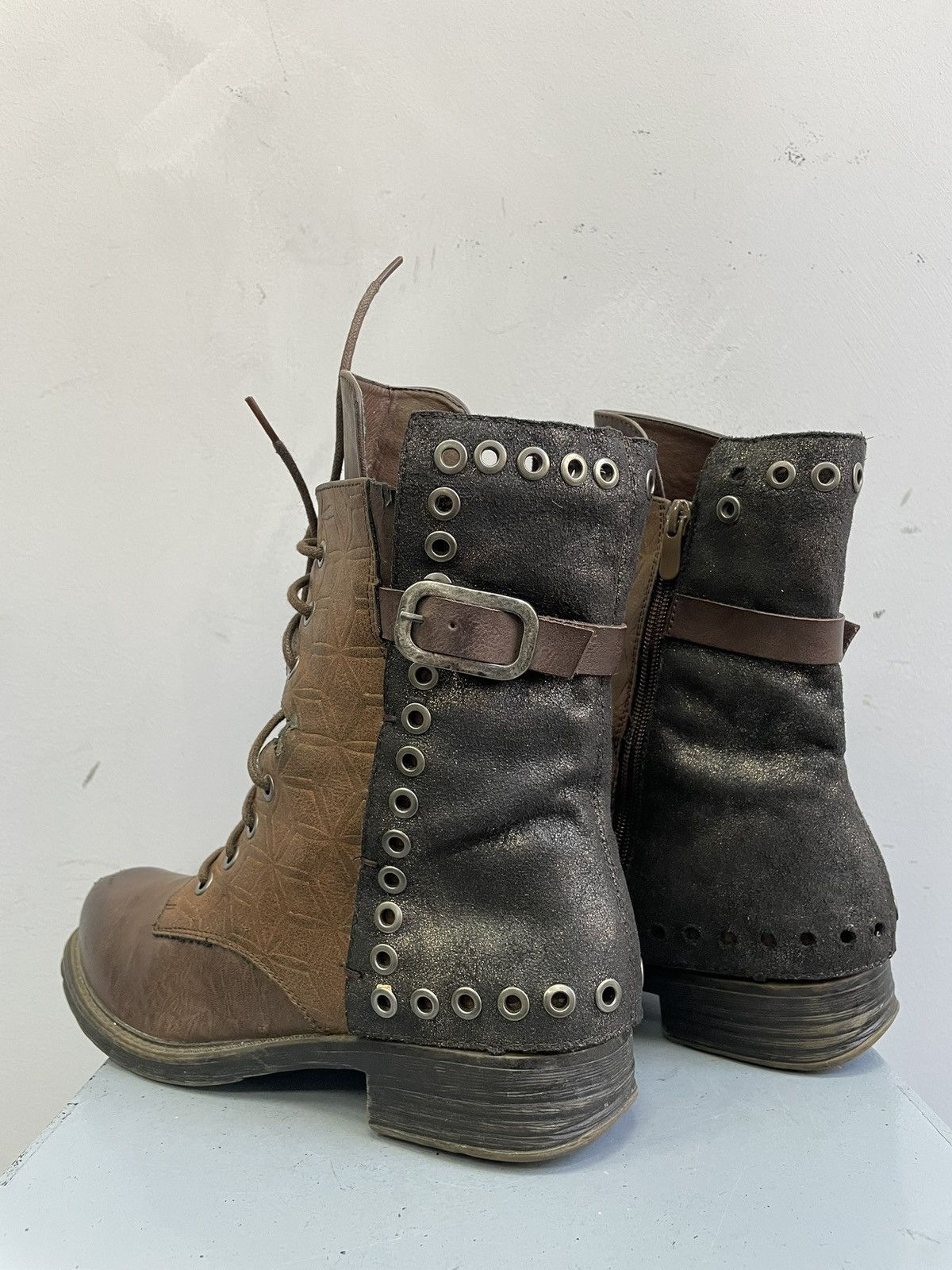 A.S.98 A.S. 98 style moto boots studded ankle avant garde y2k Size US 7.5 / EU 40-41 - 8 Thumbnail