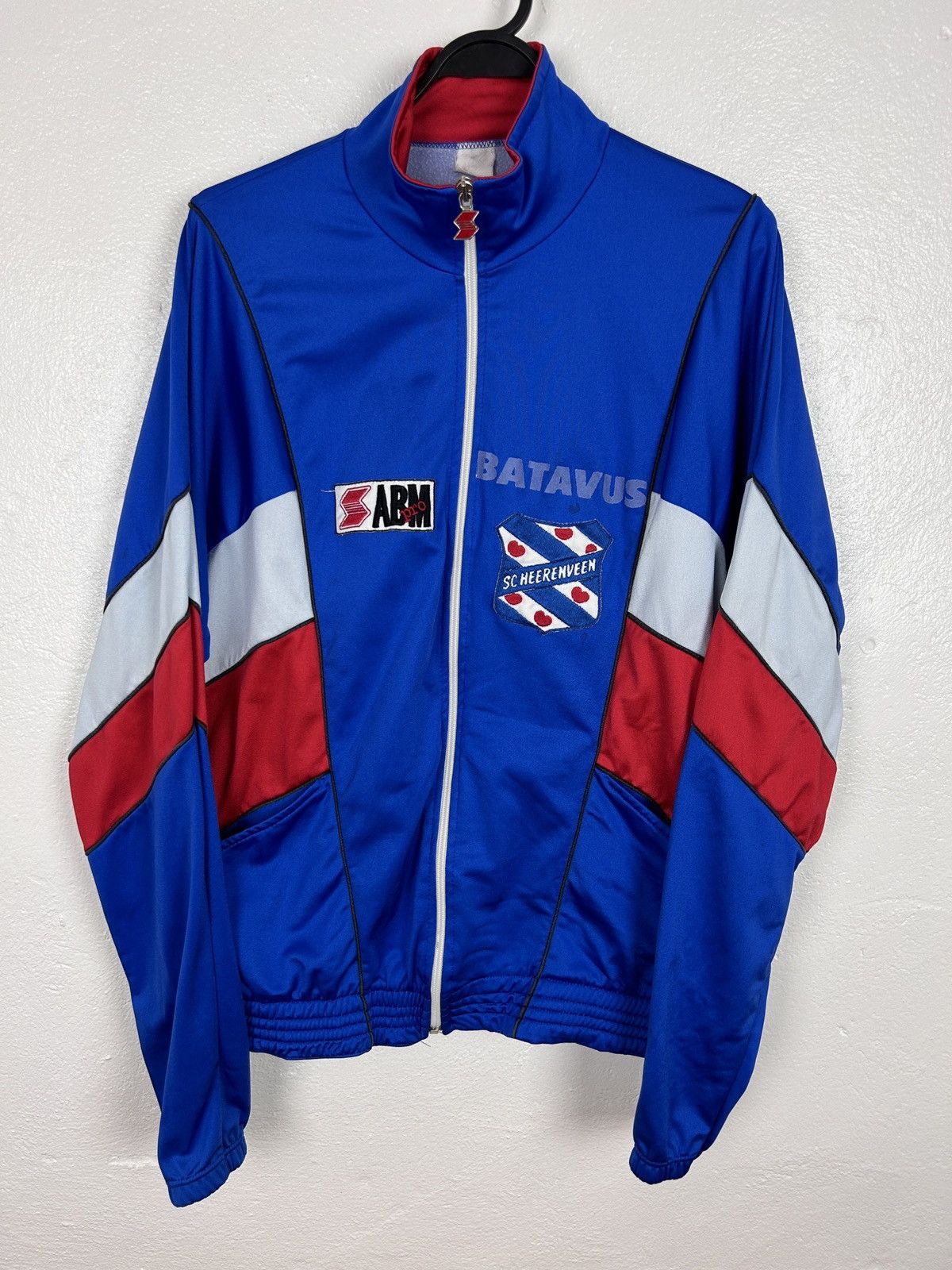 Vintage 90s Vintage ABM SC Heerenveen 1993/94/95 Track Jacket Size US L / EU 52-54 / 3 - 1 Thumbnail