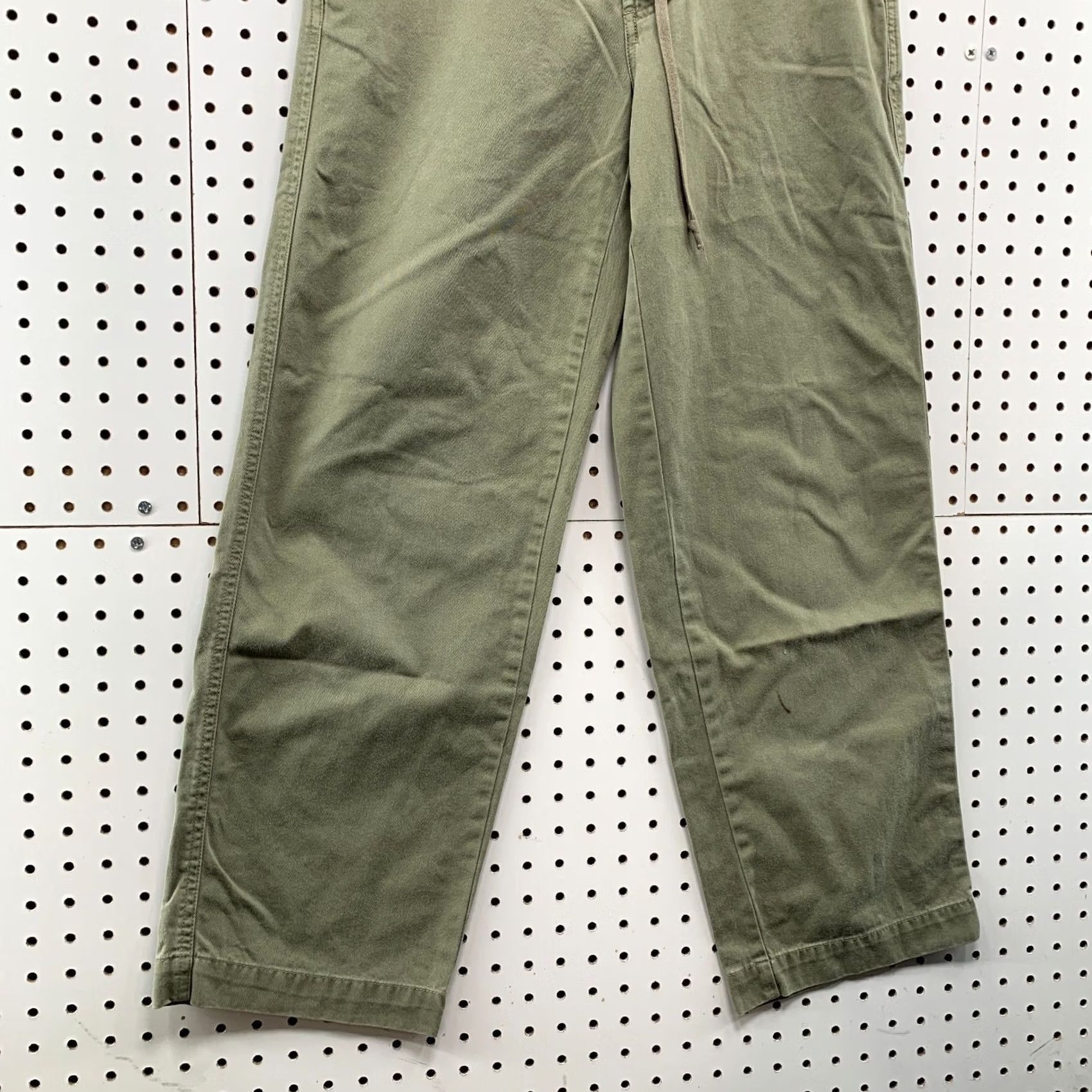 Gap Vintage Gap Drawstring Chino Pants Mens XS Tan Khaki Straight 31x27.5 Size US 27 - 5 Thumbnail