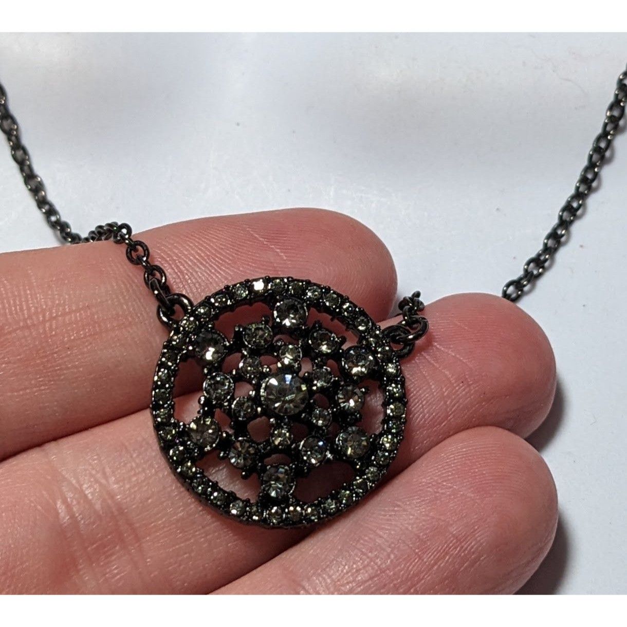 Other Gothic Rhinestone Snowflake Pendant Necklace Size ONE SIZE - 9 Thumbnail