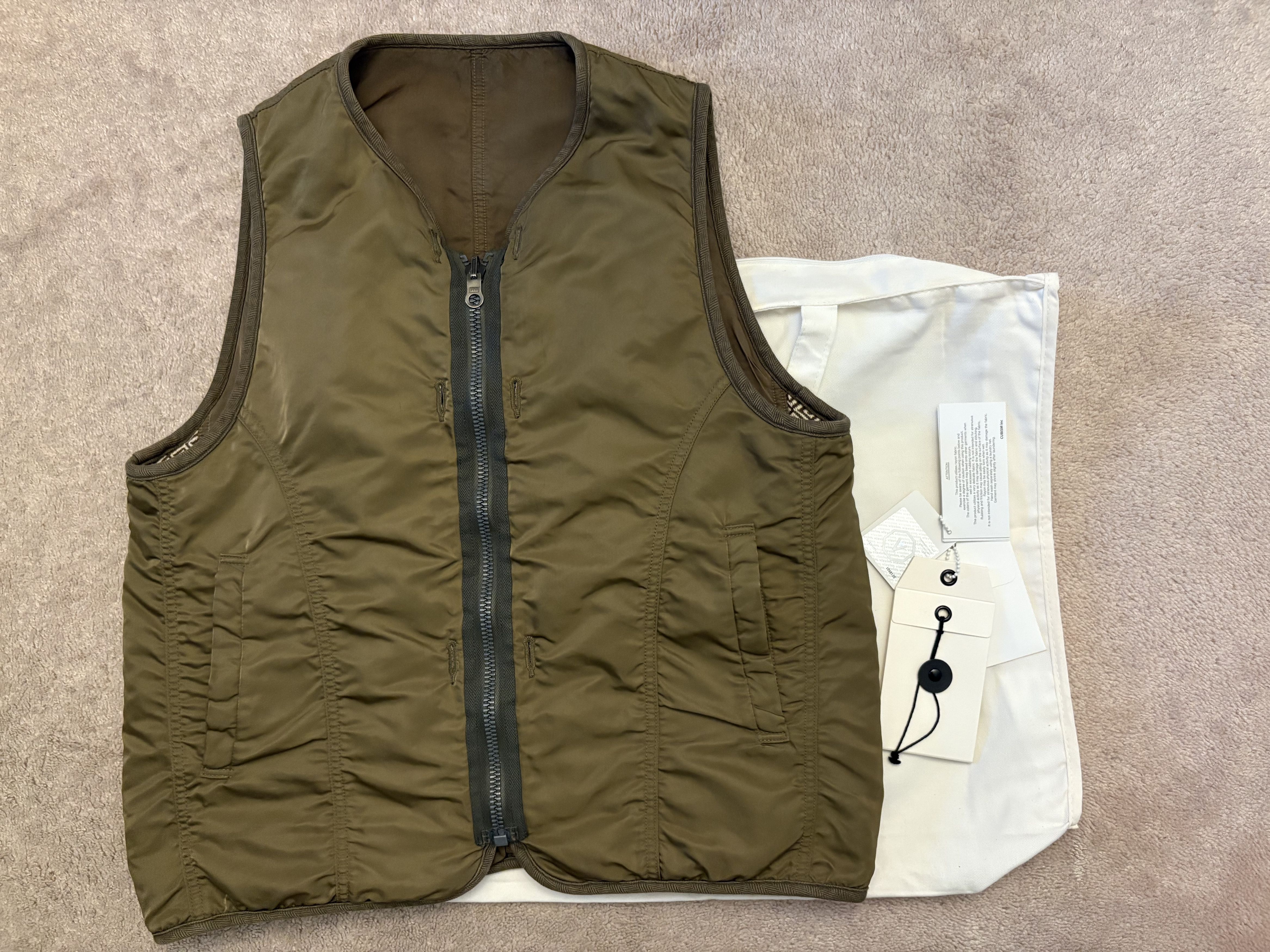 トップス VISVIM IRIS LINER VEST 19SS OLIVE/SIZE 3 IRIS LINER VEST | Visvim Official North American Web Store