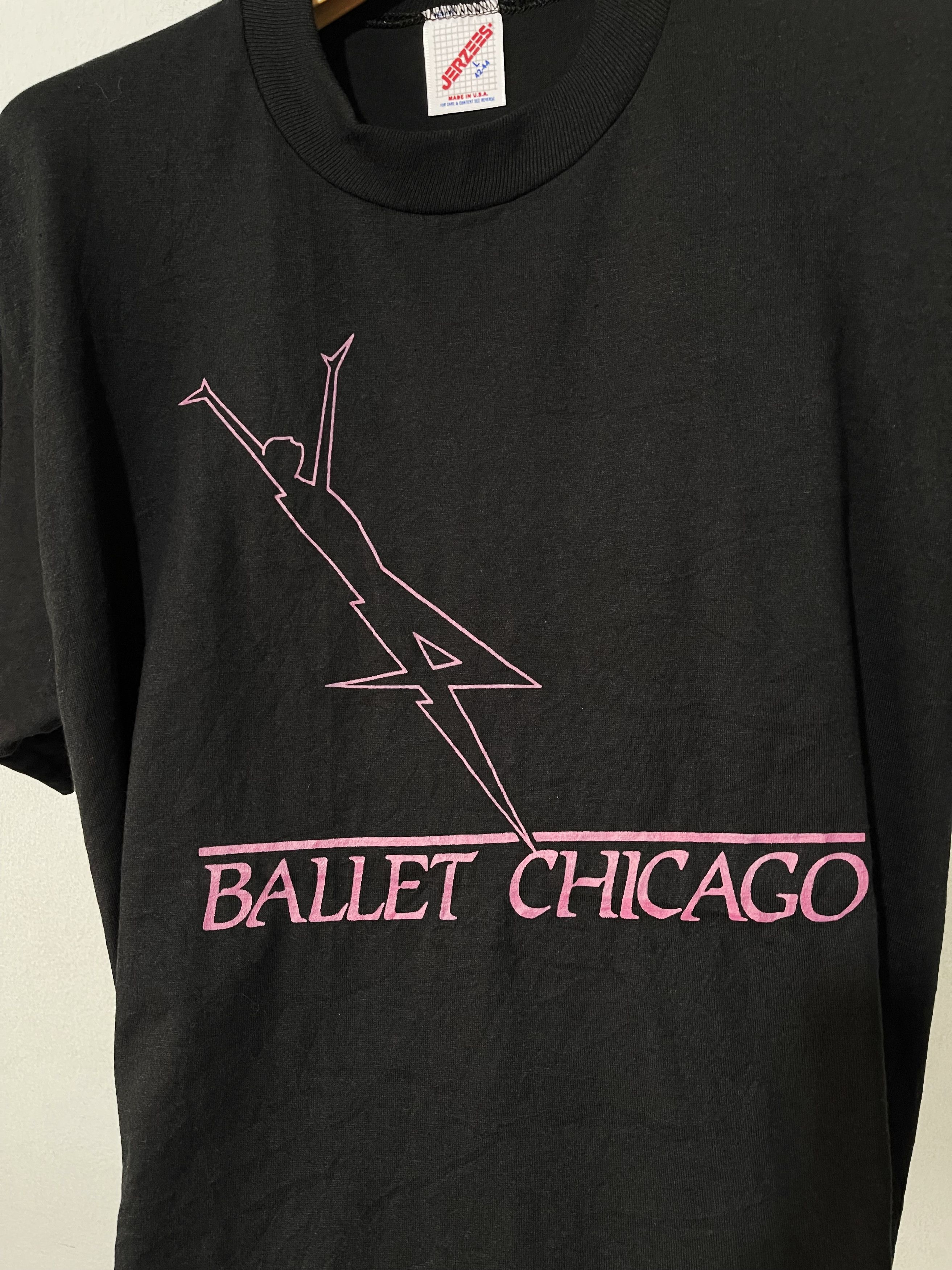 Band Tees × Vintage Vintage 80s Ballet Chicago Shirt Size US L / EU 52-54 / 3 - 2 Thumbnail