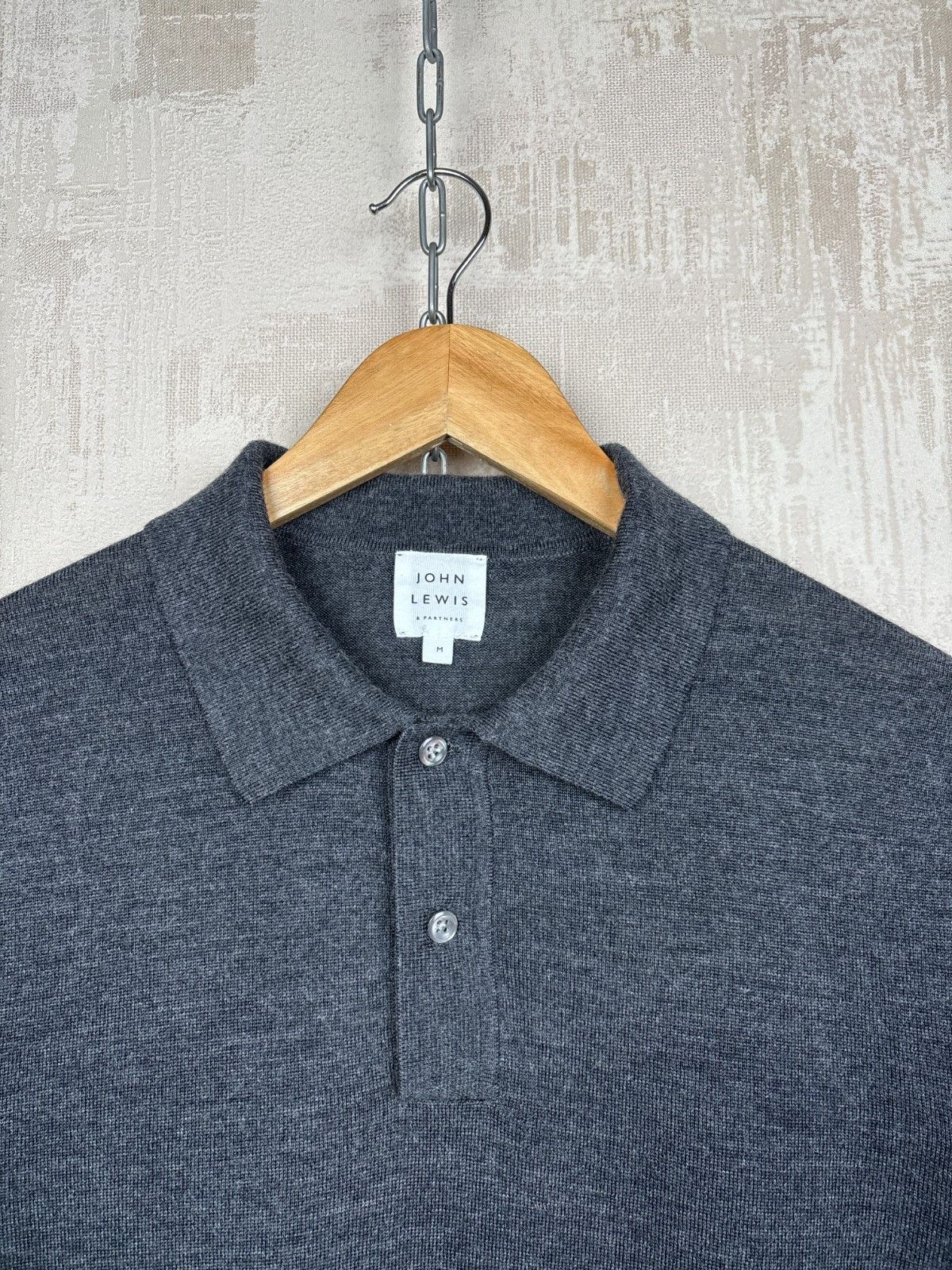 Other John Lewis Merino Wool Sweater Polo Collar Size US M / EU 48-50 / 2 - 3 Thumbnail