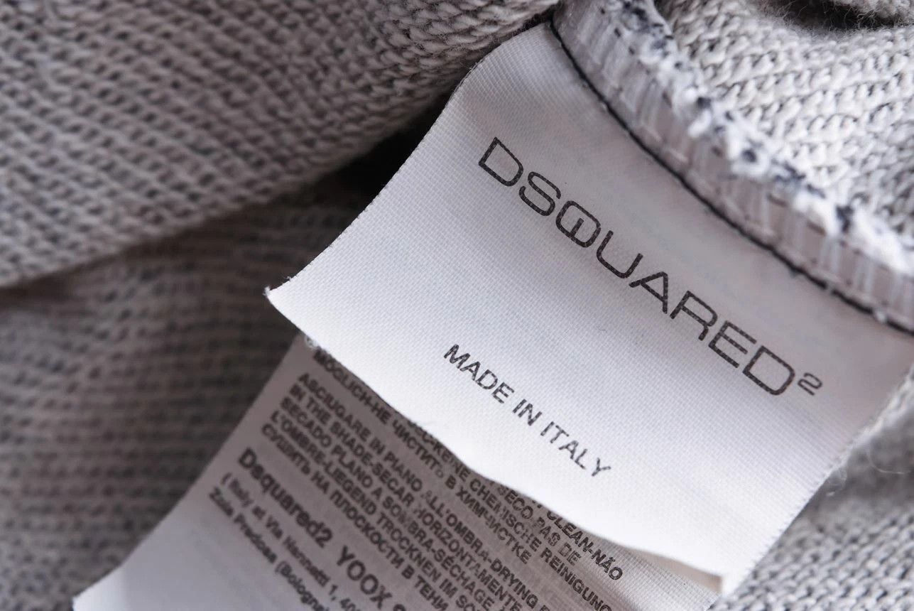 Dsquared2 Dsquared2 Printed Crewneck Sweatshirt Gray Size US M / EU 48-50 / 2 - 5 Thumbnail