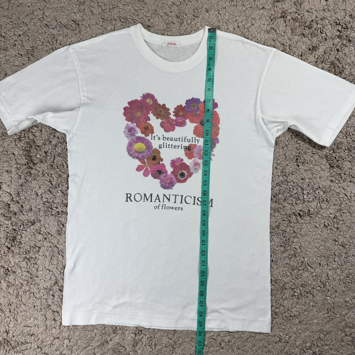 Vintage Vintage Flora Romanticism of Flowers Graphic T-shirt Size US L / EU 52-54 / 3 - 13 Thumbnail
