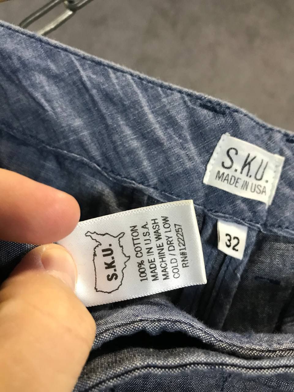 Designer Save Khaki United SKU S.K.U made in USA designer pants Size US 32 / EU 48 - 4 Thumbnail