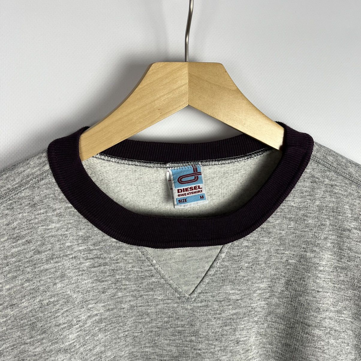 Diesel Vintage Y2K Diesel Big Logo Sweatshirt Gray Avant Garde Size US M / EU 48-50 / 2 - 4 Thumbnail