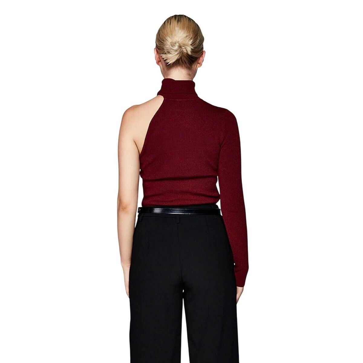 Other Bardot One-Shoulder Knit Turtleneck, Size XS, New Size XS / US 0-2 / IT 36-38 - 2 Thumbnail
