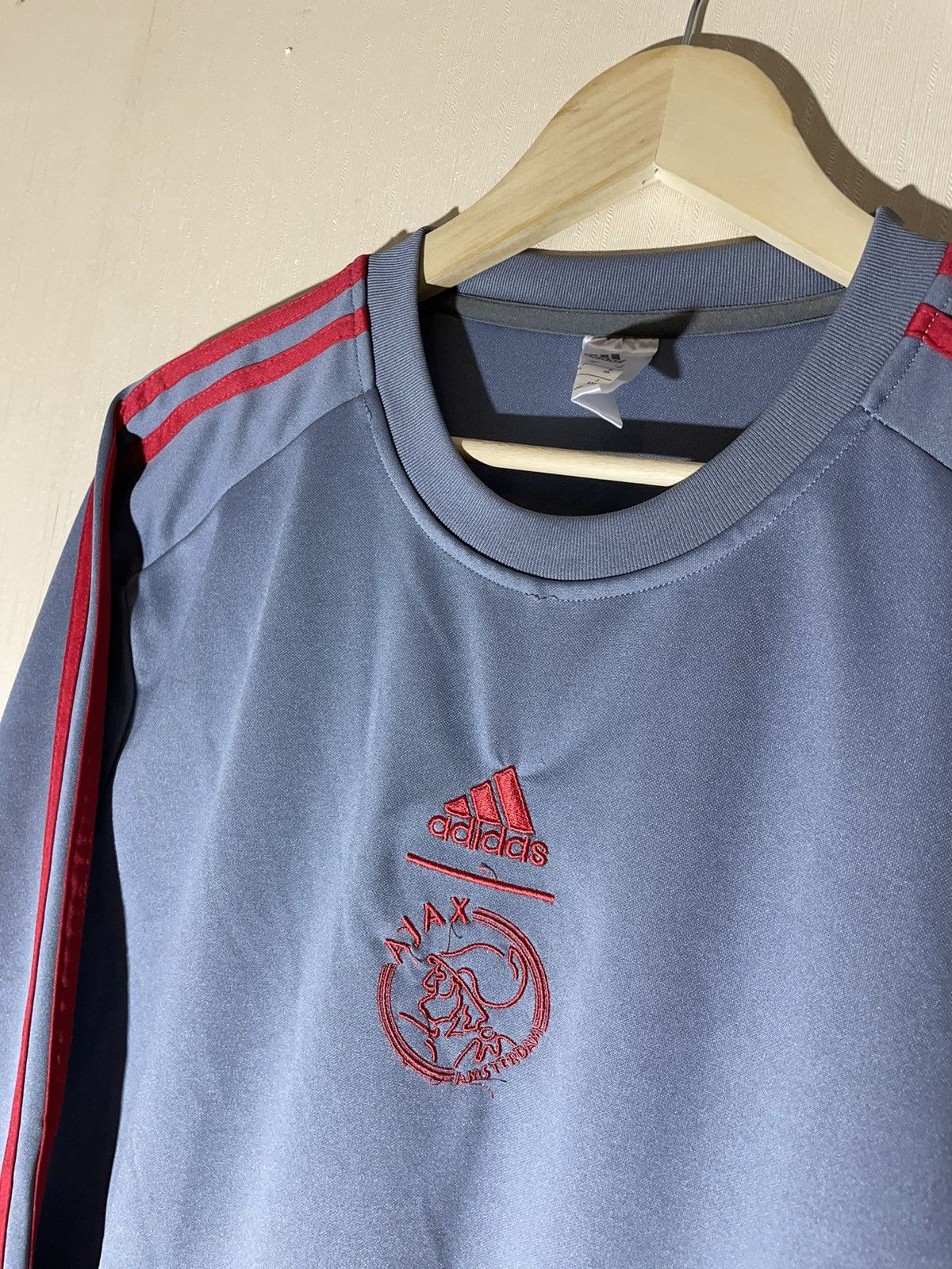 Adidas Adidas Ajax Streetwear soccer sweatshirt Size US XL / EU 56 / 4 - 4 Thumbnail