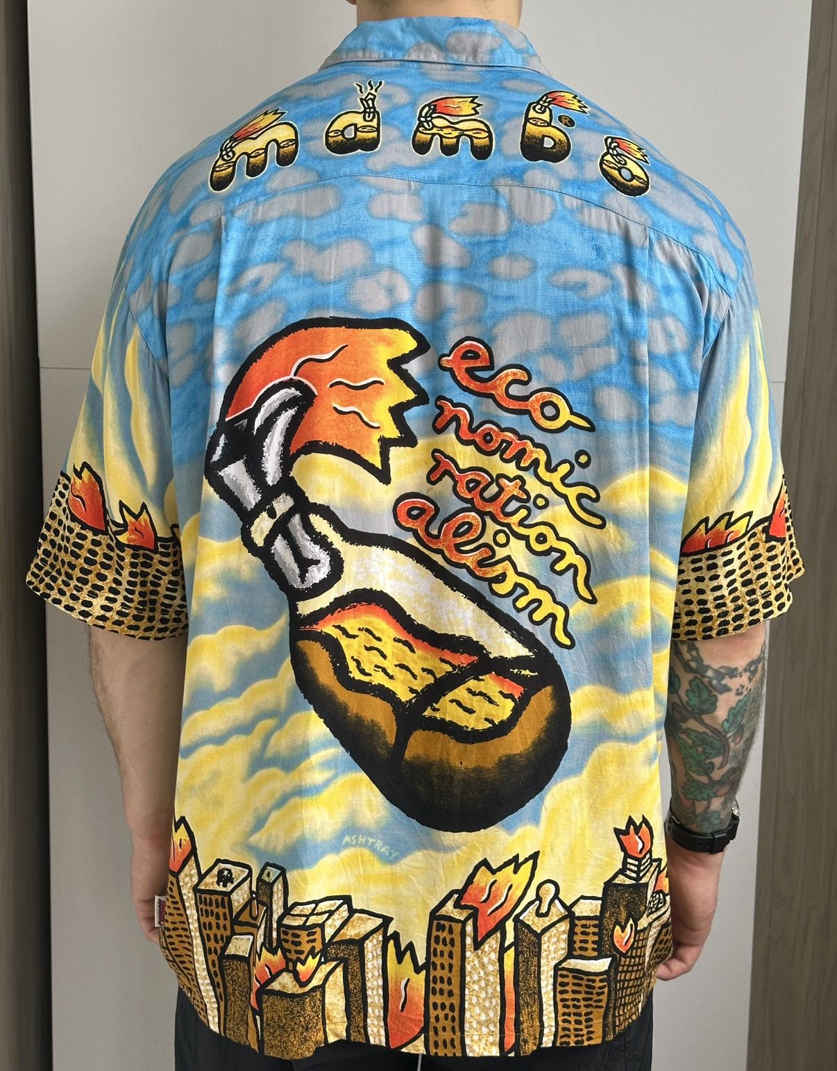 Mambo Mambo Vintage Economic Rationalism Loud Hawaiian Shirt Sz XL Size US XL / EU 56 / 4 - 5 Thumbnail