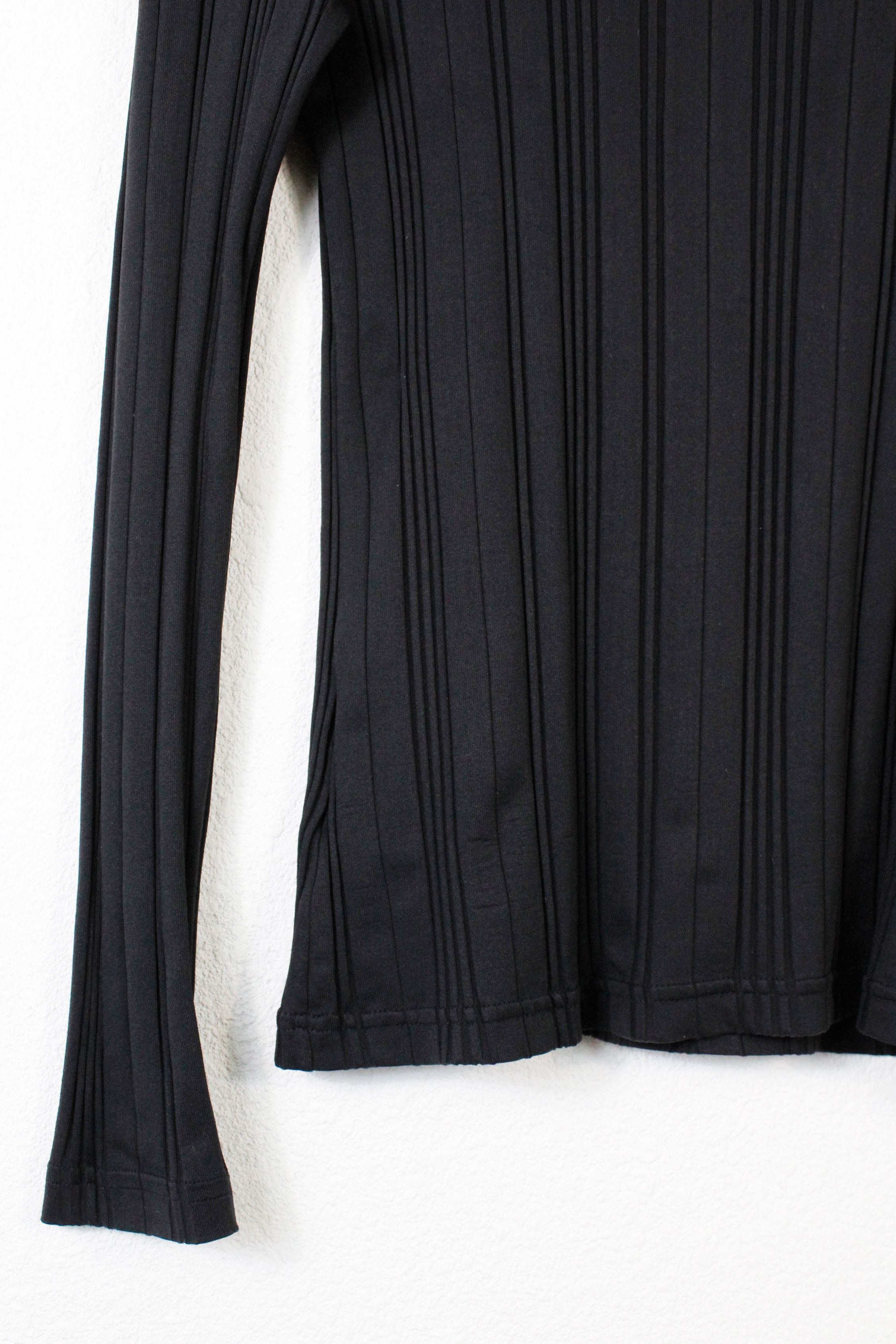 Dolce & Gabbana Womens Dolce & Gabbana Black Ribbed High Mock Neck Sweater Size M / US 6-8 / IT 42-44 - 2 Thumbnail