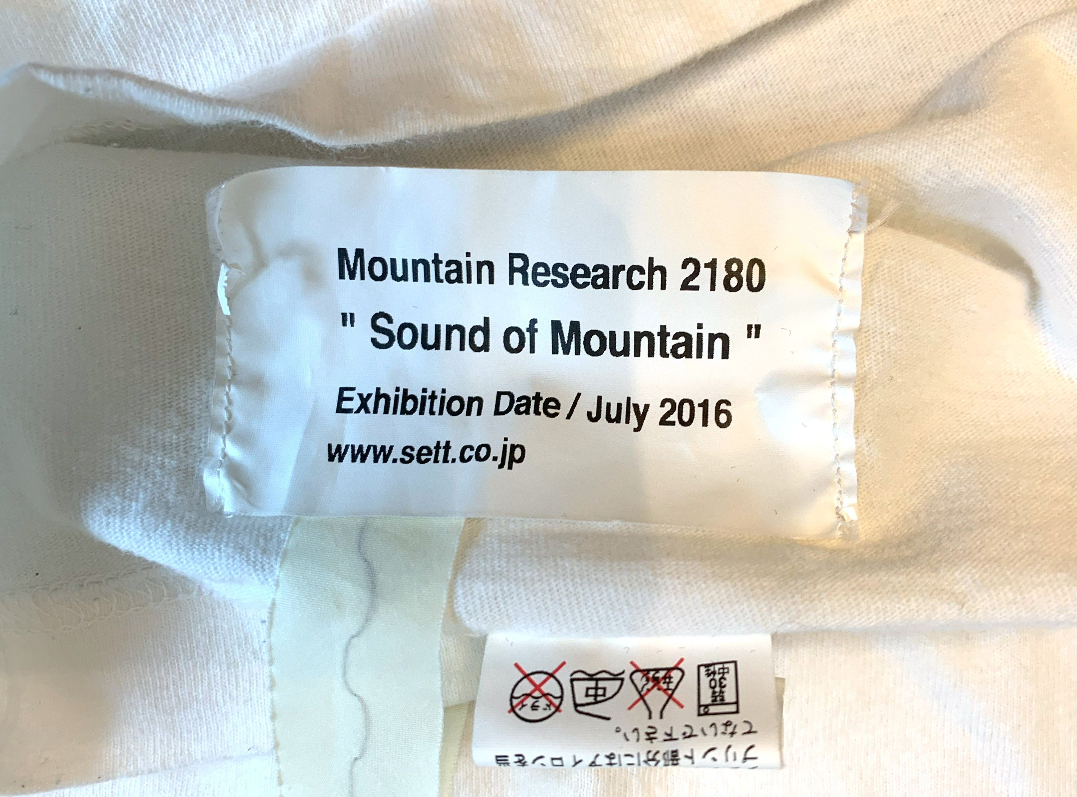 Mountain Research Mountain Research 2016ss sound of mountain tee, size M Size US M / EU 48-50 / 2 - 5 Thumbnail