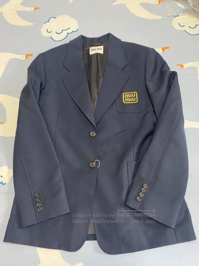 Miu Miu Miu Miu 42 overcoat Size L / US 10 / IT 46 - 1 Thumbnail